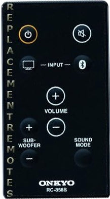 ONKYO RC-858S Speaker System Remote