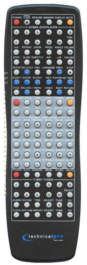 Techwood 90W0178 Remote Control