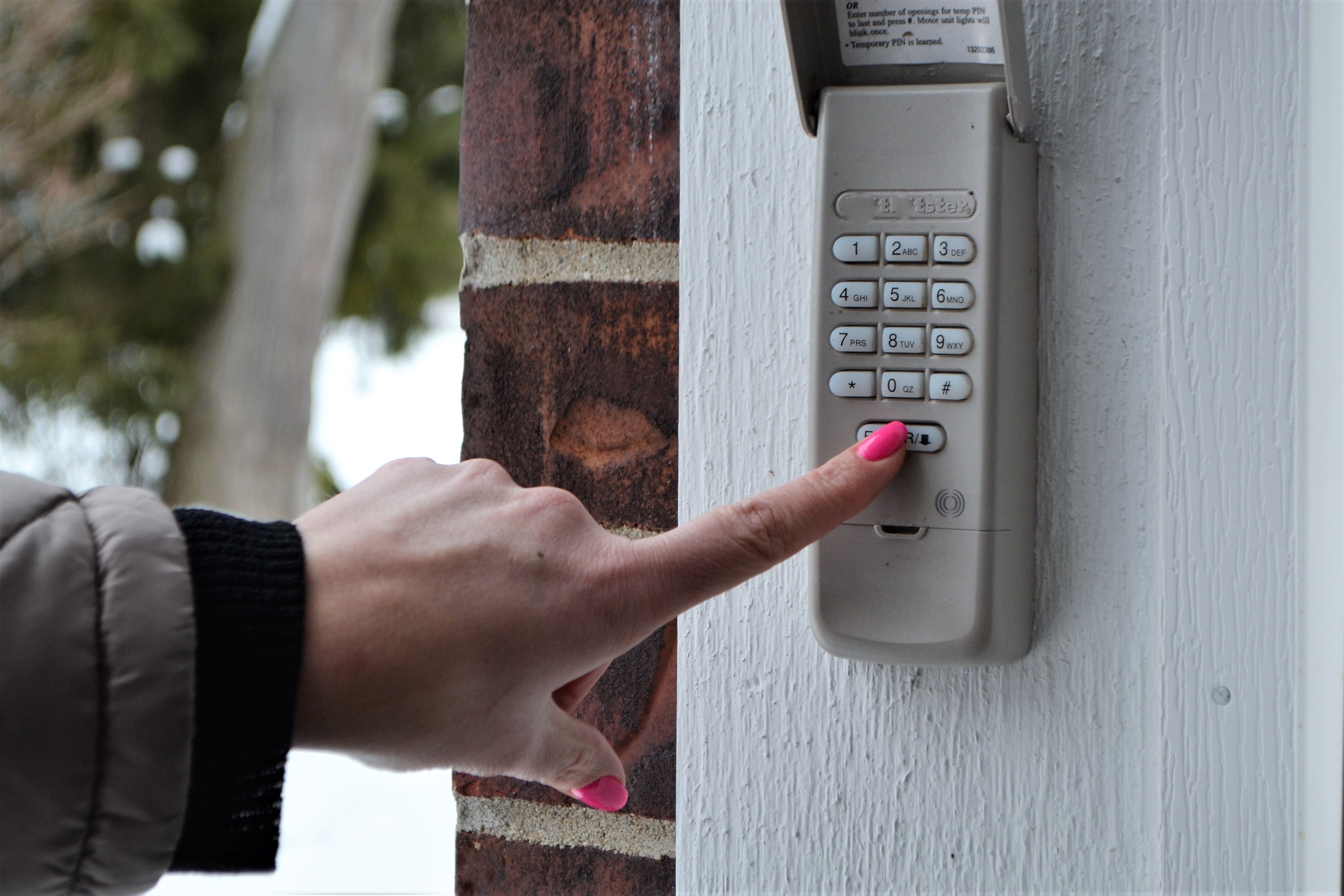 Garage Door Opener Keypad