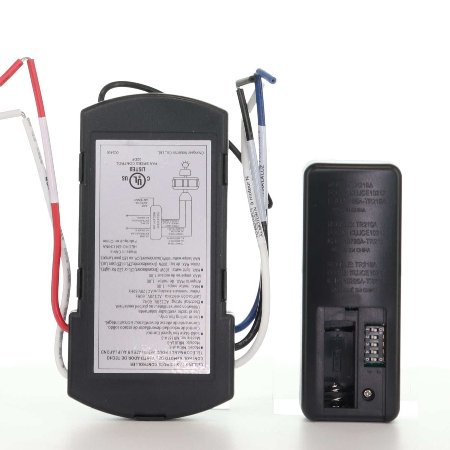 Kit de ventilador de techo universal Hampton Bay con control remoto básico de encendido y apagado (resistente a la humedad)