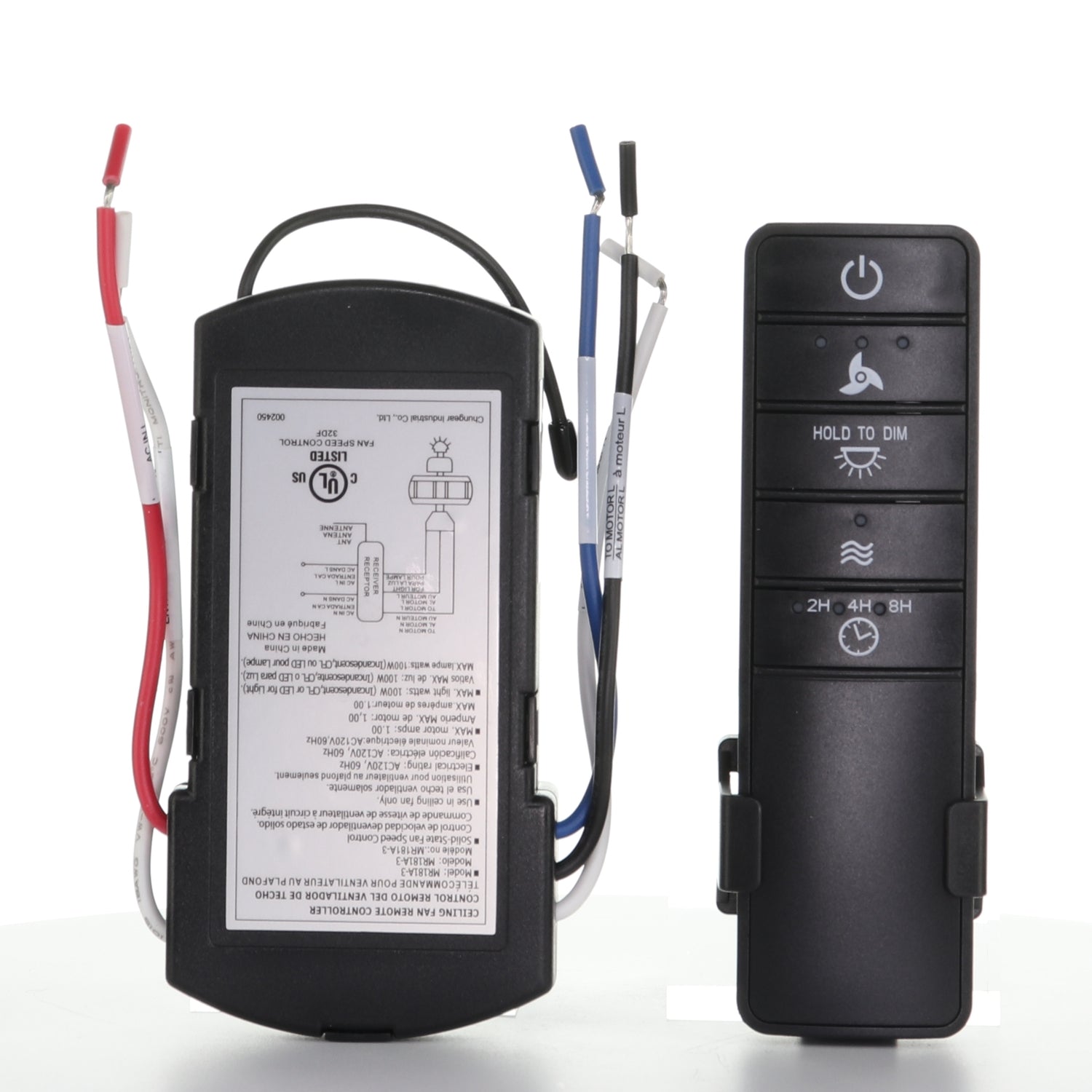 Hampton Bay 3-Speed Universal Ceiling Fan Kit with Premier Remote Control (Damp Rated)