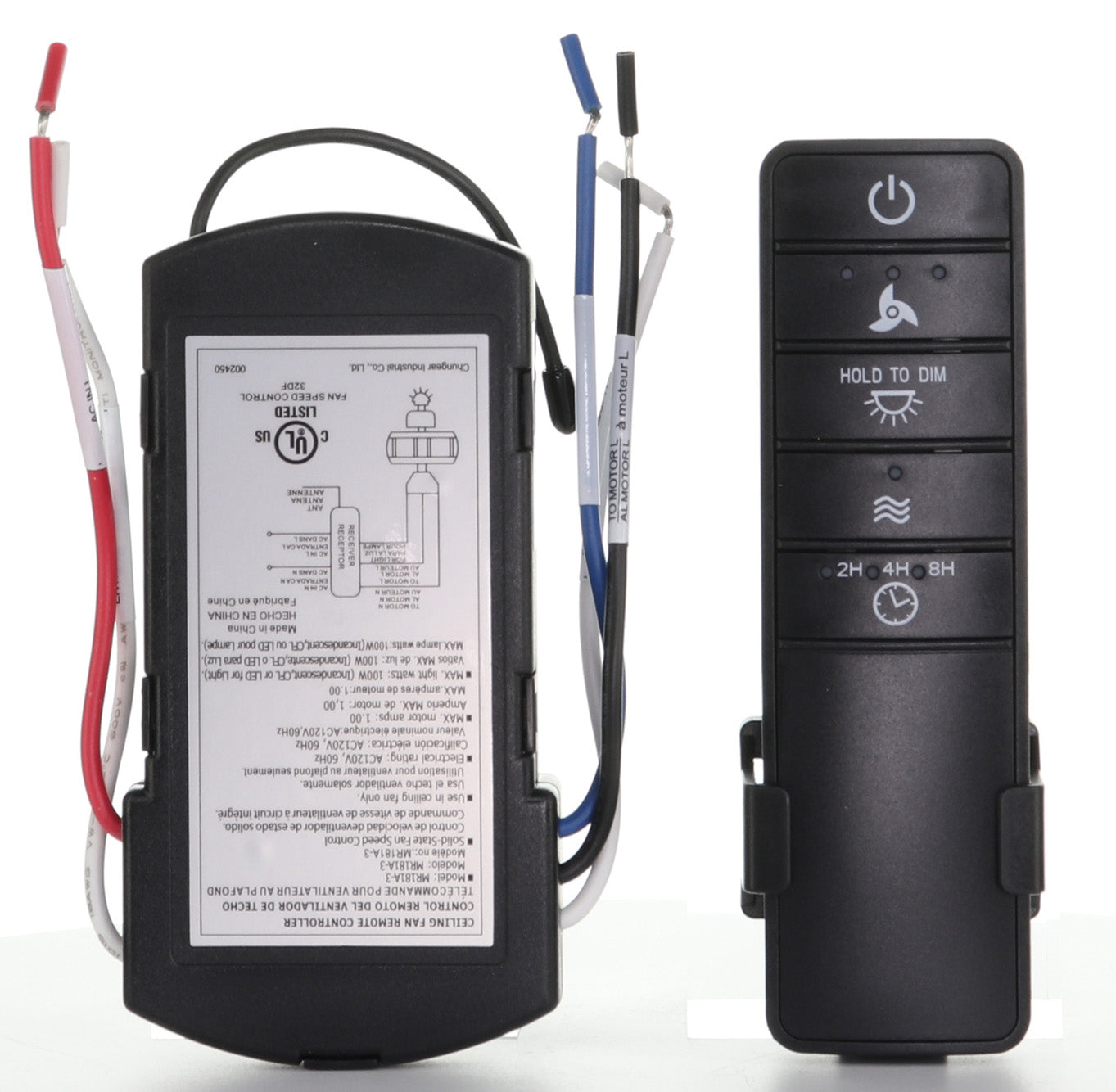 Hampton Bay 3-Speed Universal Ceiling Fan Kit with Premier Remote Control (Damp Rated)