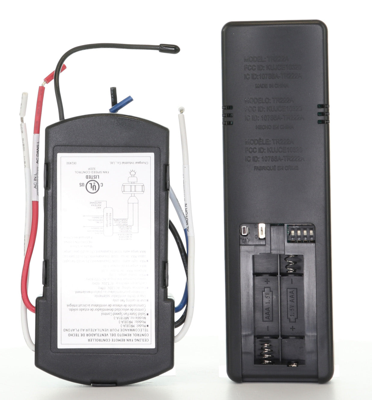 Hampton Bay 3-Speed Universal Ceiling Fan Kit with Thermostatic Remote Control (Damp Rated)