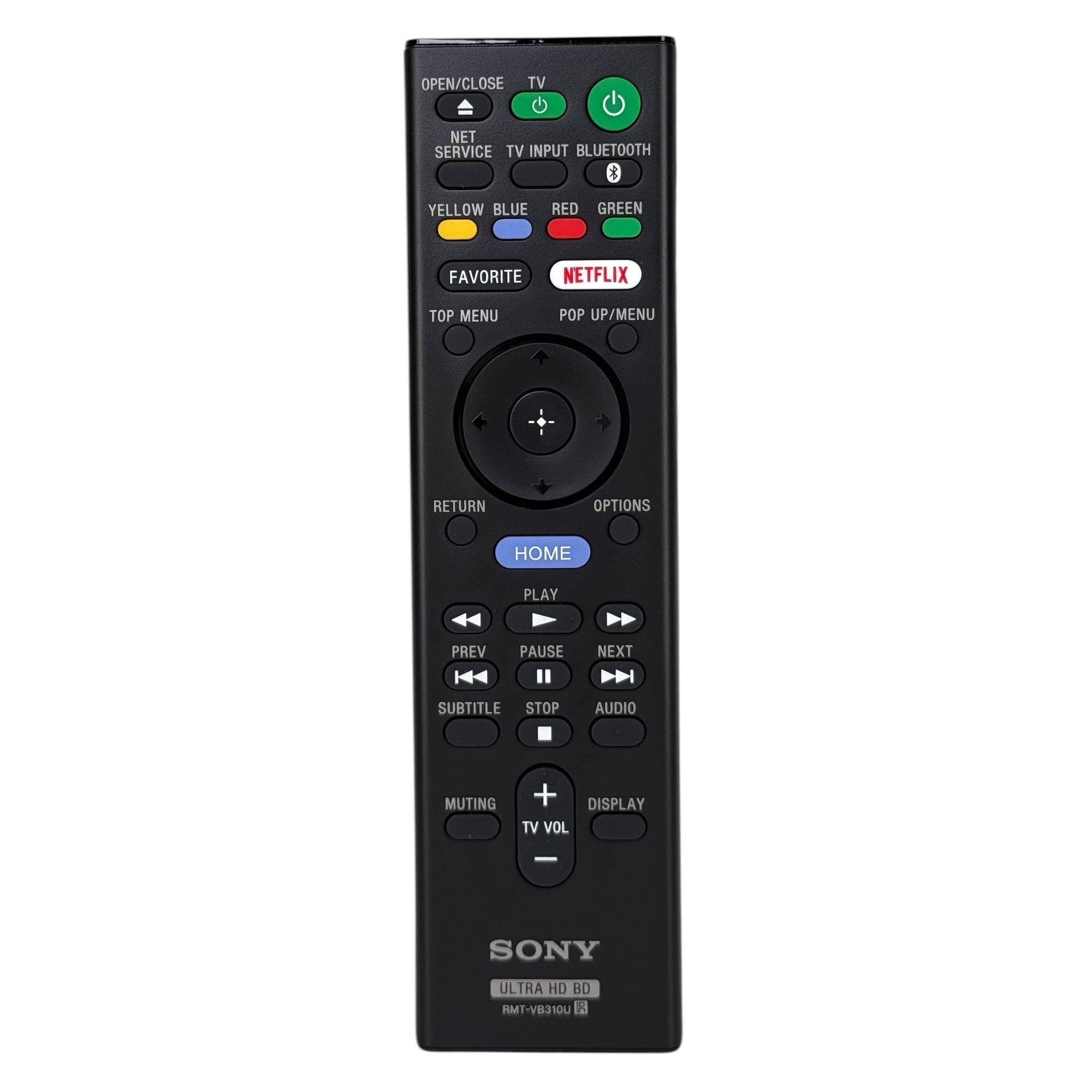 Sony RMTVB310U Ultra HD Blu-ray Disc Player Remote Control – 149328411 (RMT-VB310U)