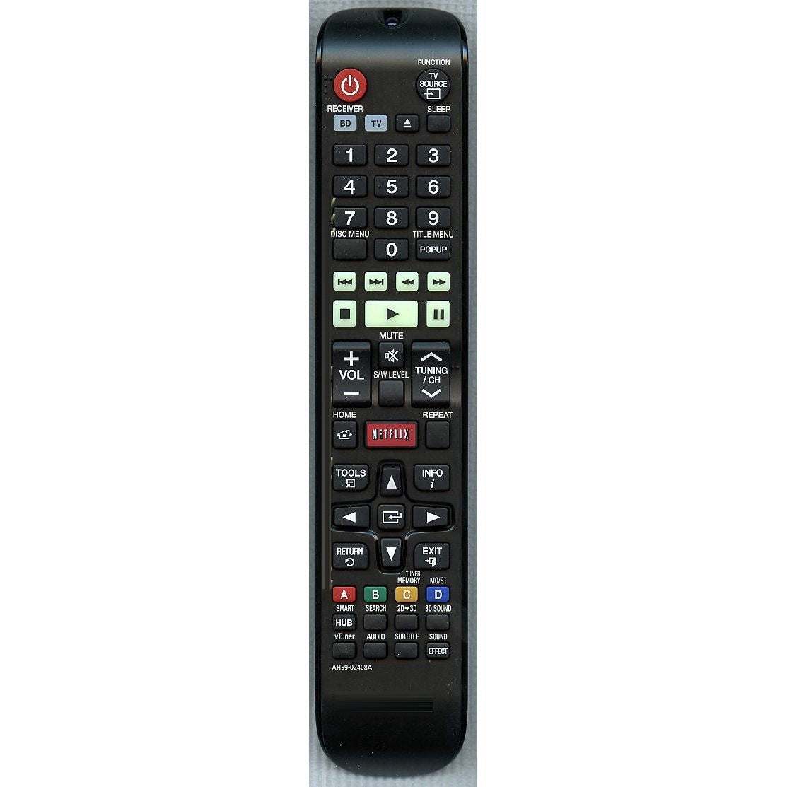 Samsung AH59-02408A Home Theater Remote Control - AH5902408A