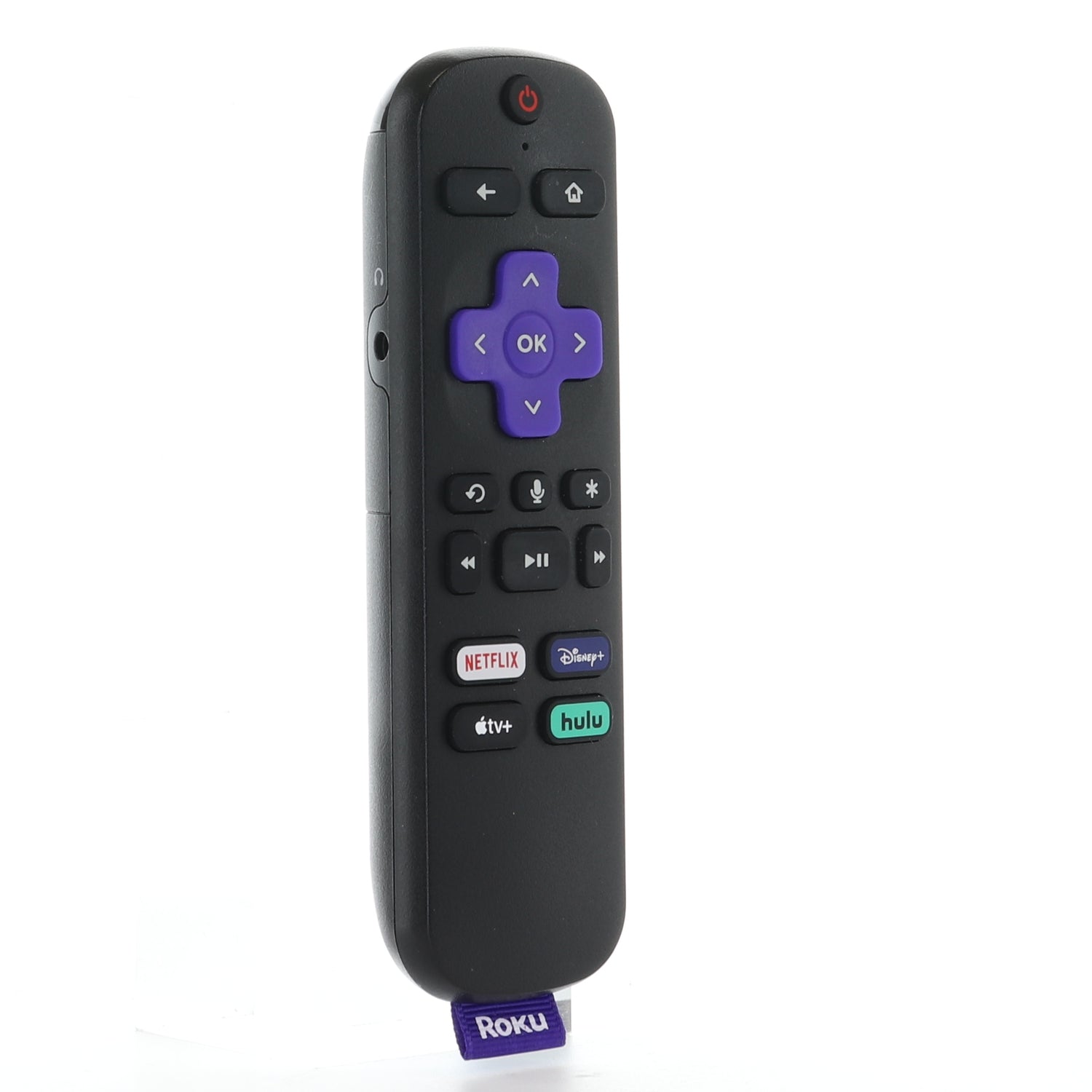 Roku RC-EL2 Streaming Stick Remote Control | Voice | Headphone Jack | Netflix | Disney+ | Apple TV+ | Hulu - 3226001085