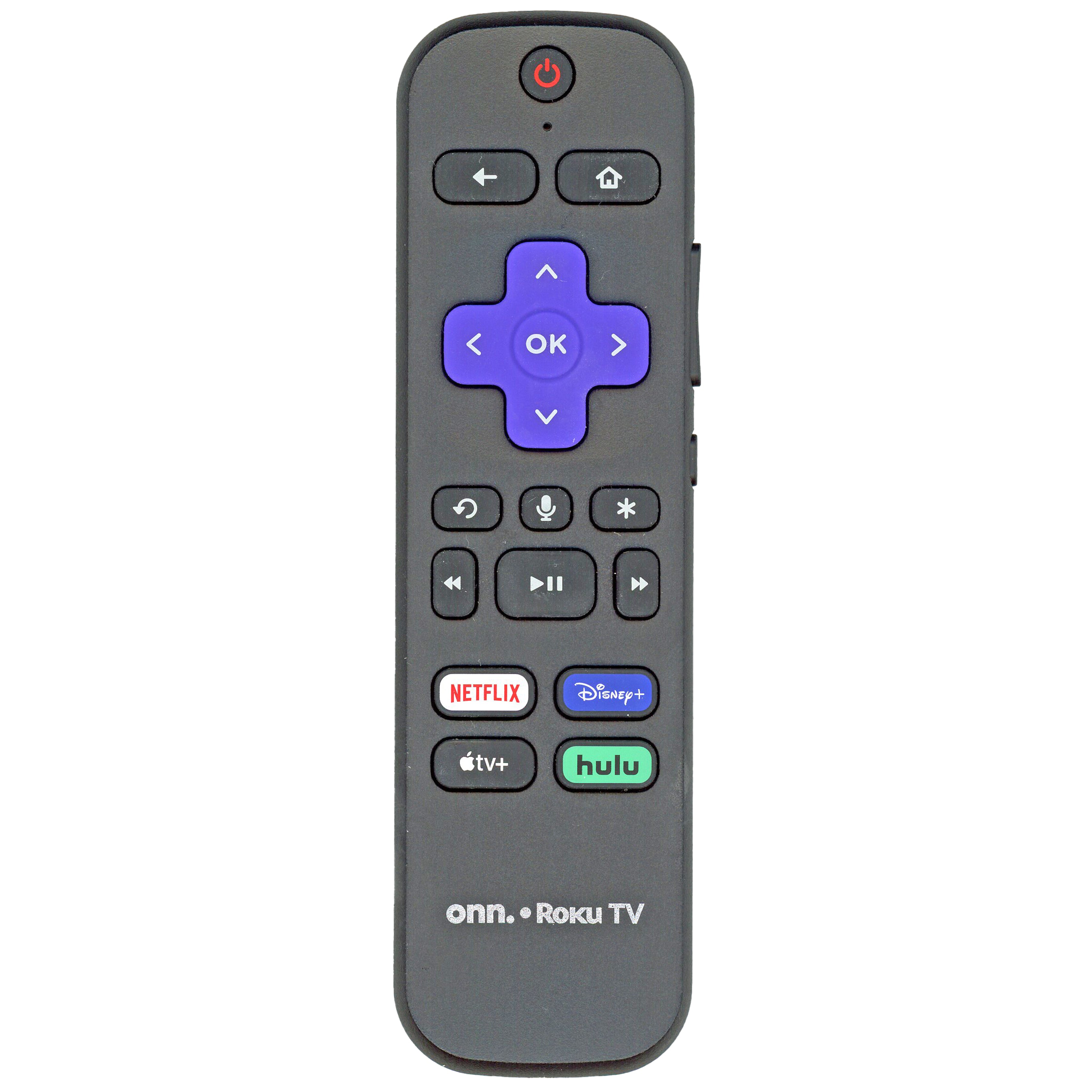 Control remoto de TV ONN RCFA5 2022 ROKU con voz - NETFLIX, DISNEY, APPLE TV+, HBOMAX - 3226001301/3226001199