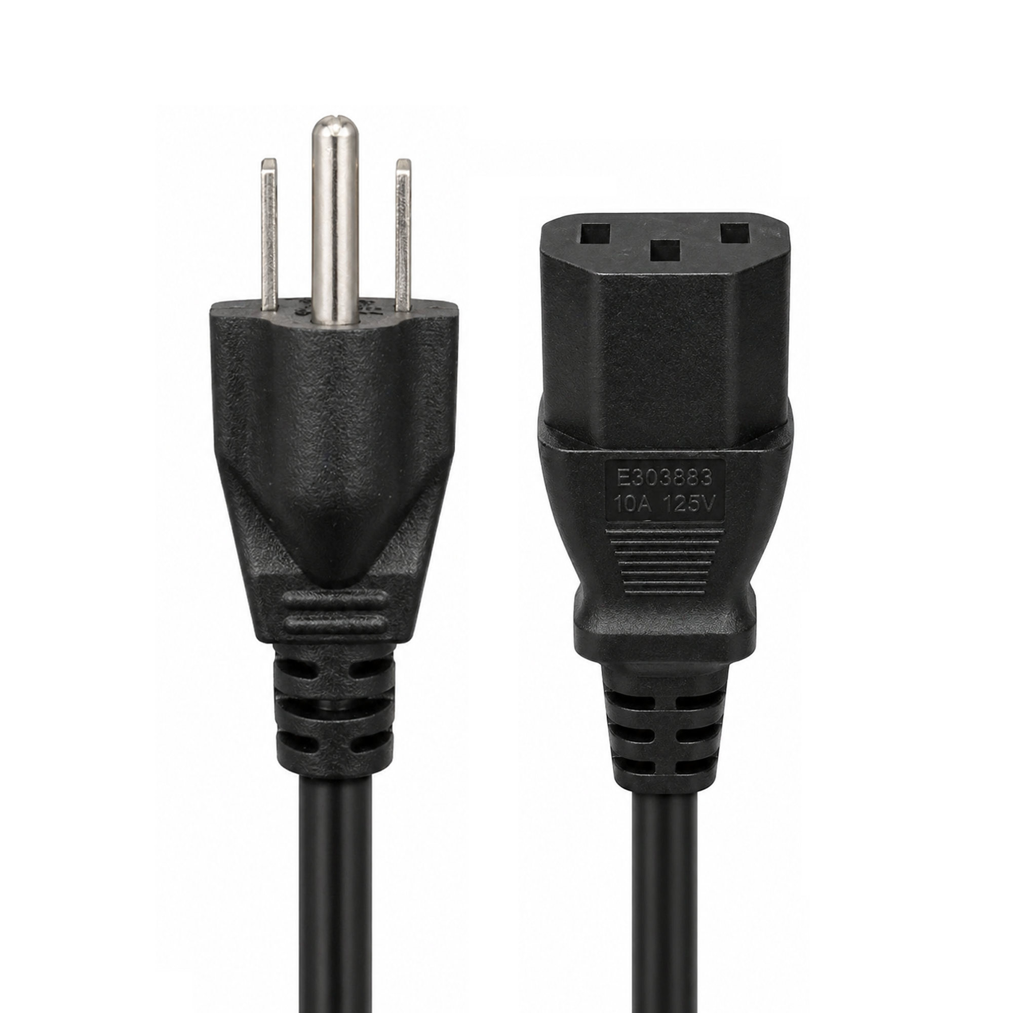 Vizio TV AC Power Cable | 6 Ft C5 Cloverleaf 3-Prong Grounded Cord - V