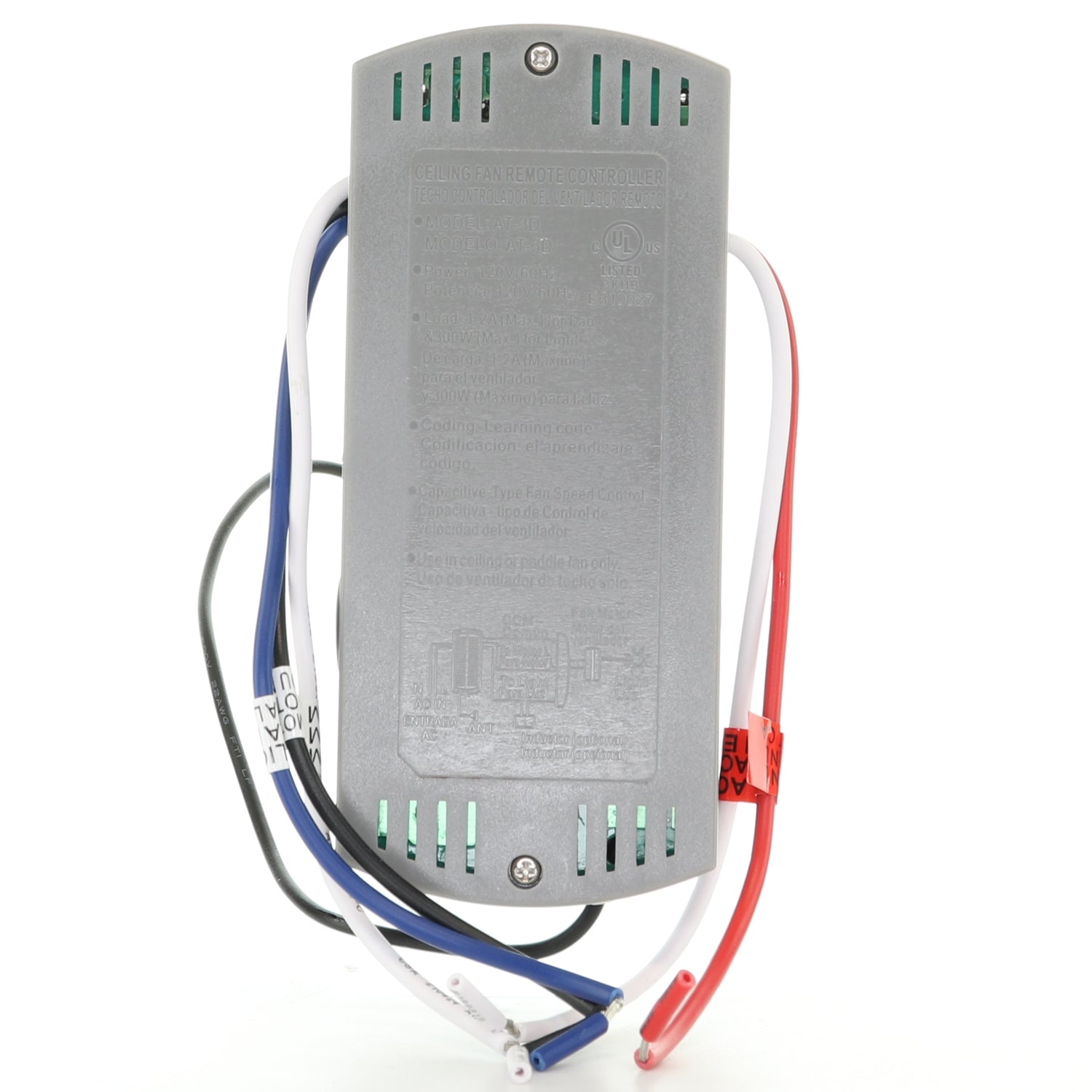 Harbor Breeze Remote Control and Receiver Kit for Camden Ceiling Fans | A25-TX001-R1 | AT-3D - 4L000007630