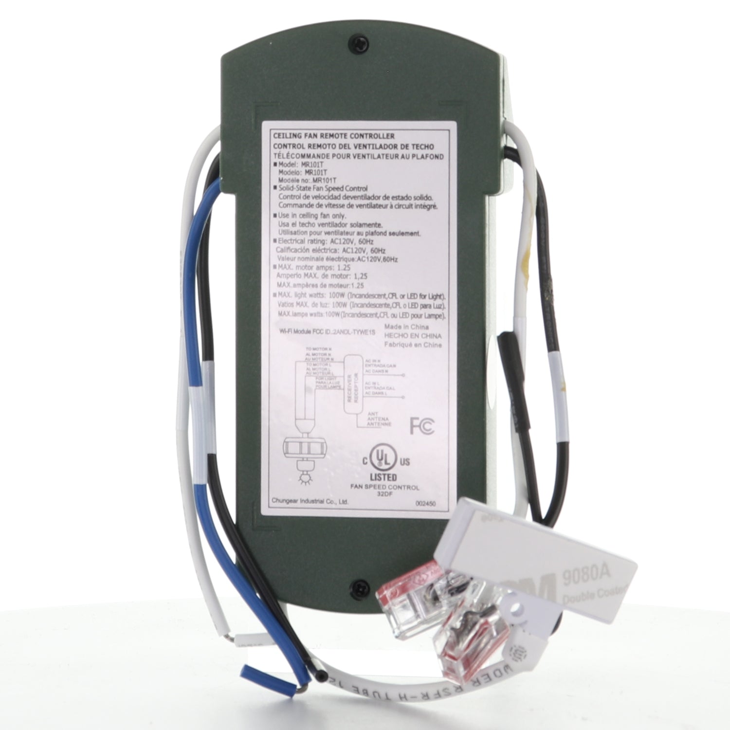 Harbor Breeze 4L000013680 Remote and Receiver Kit for Elmhurst 52-in Ceiling Fan | FansIO App & Voice Control - 2AQZU-18007