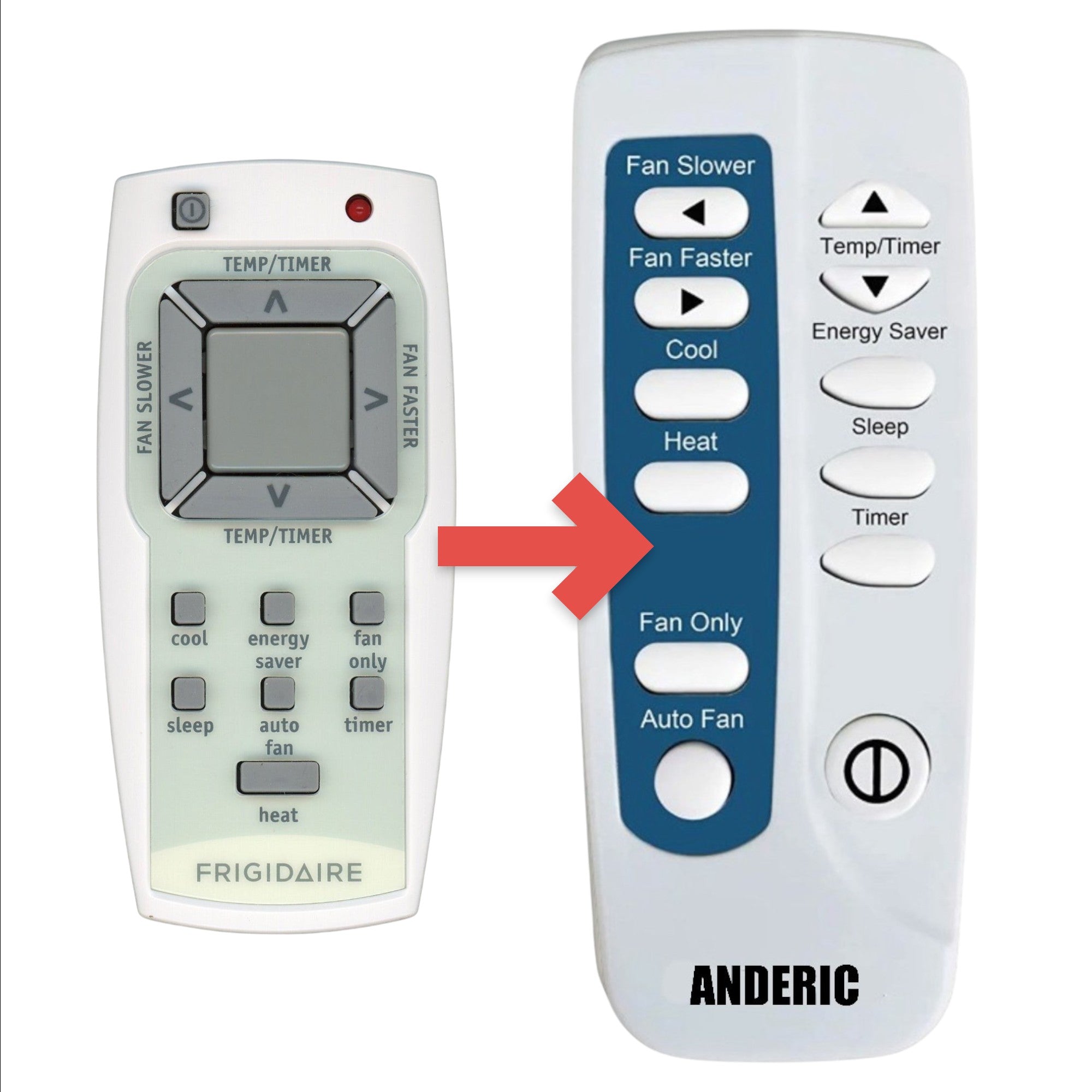 Control remoto del aire acondicionado Frigidaire 5304476631