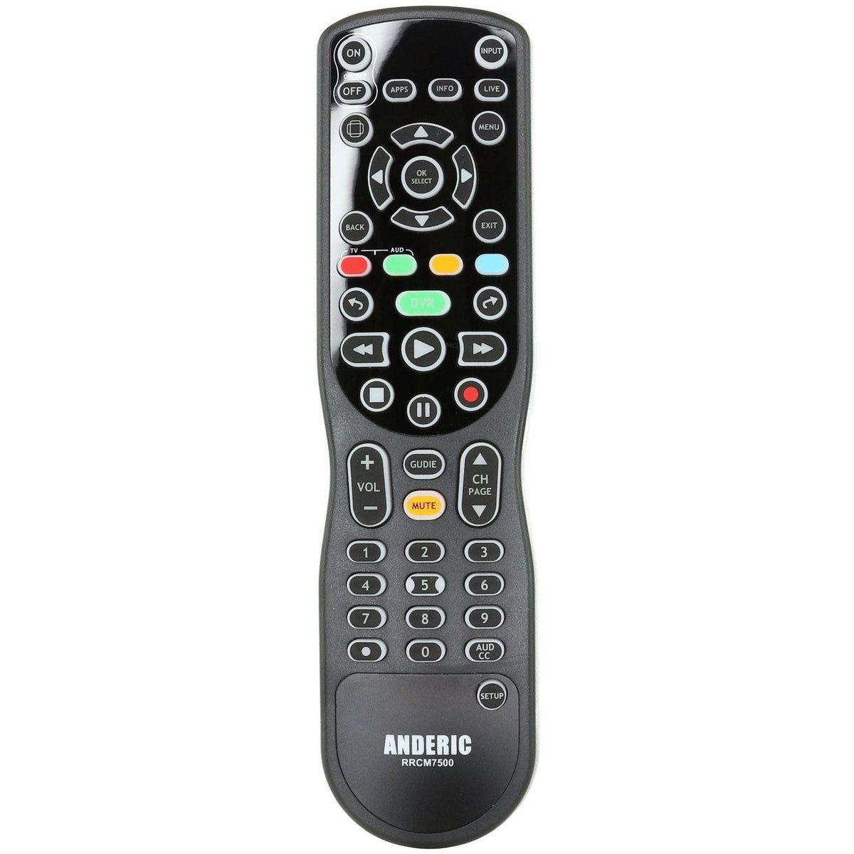 Control remoto del sintonizador y convertidor de TV digital Channel Master CM7500XRC2