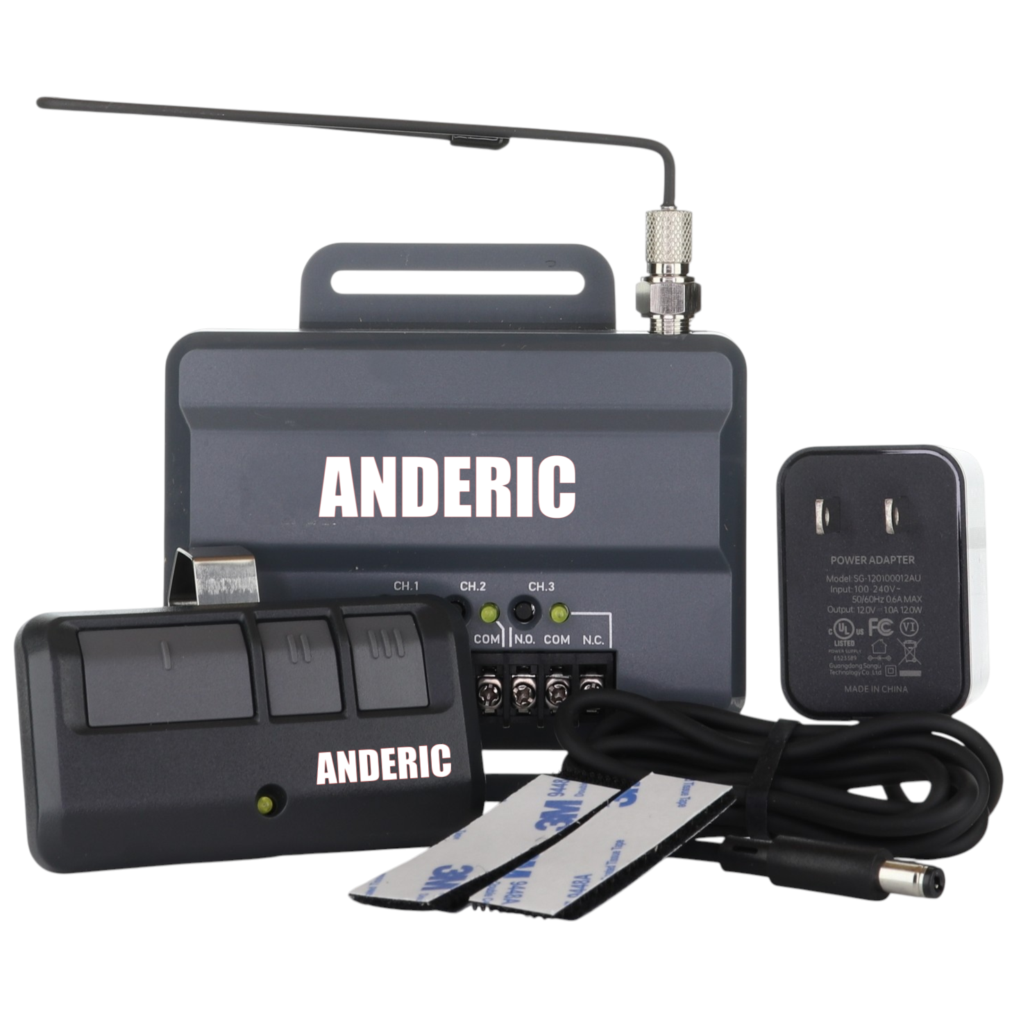 Anderic RR850LM Kit universal de conversión complementario para abridores de puertas de garaje y portones para hasta 3 puertas de garaje