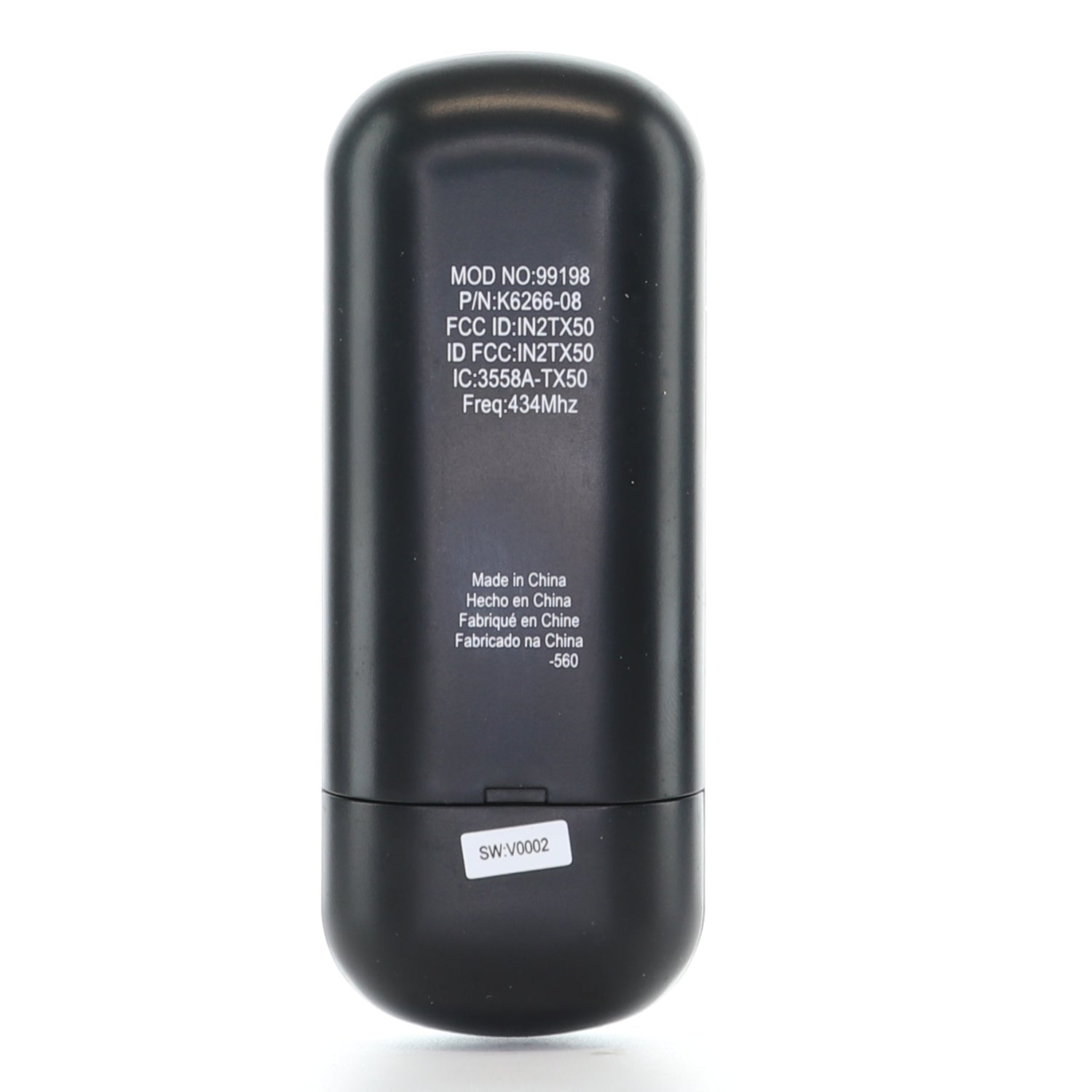 Casablanca 99198 / IN2TX50 4-Speed Ceiling Fan Remote Control - K6266-08