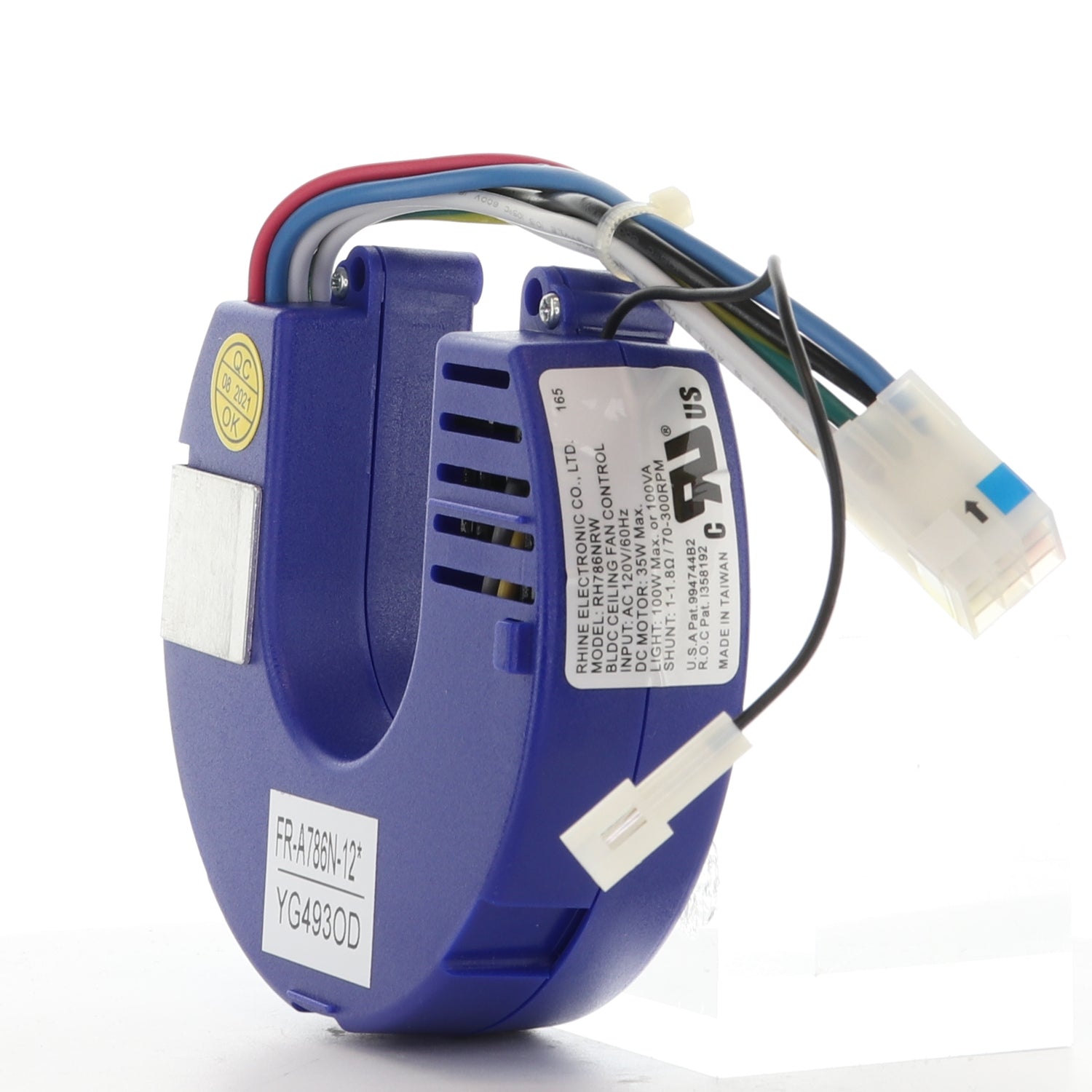 Récepteur de ventilateur de plafond Anderic UC786N-12 pour Home Decorators Collection YG493OD Kensgrove 72 pouces