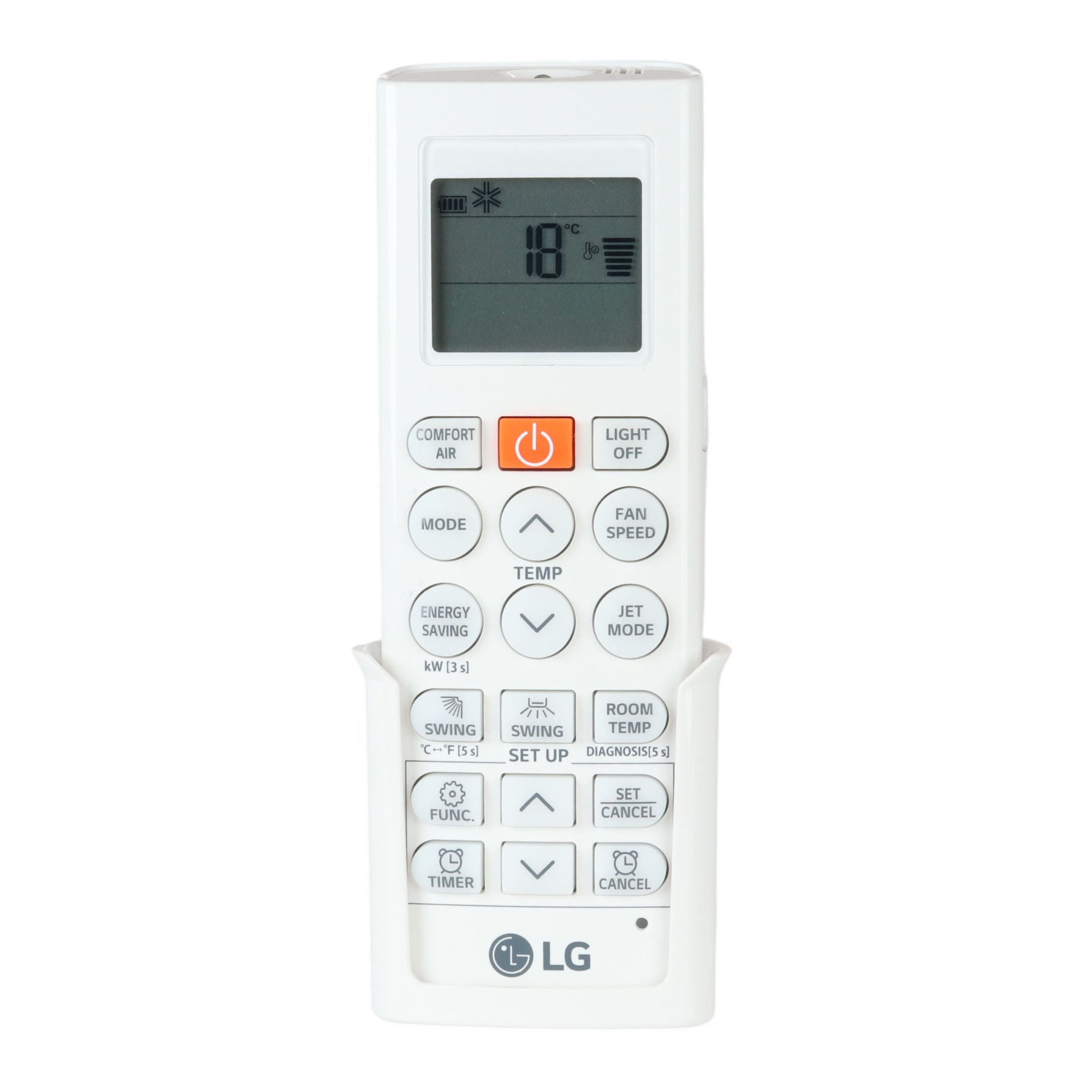 Control remoto del aire acondicionado LG AKB74955602