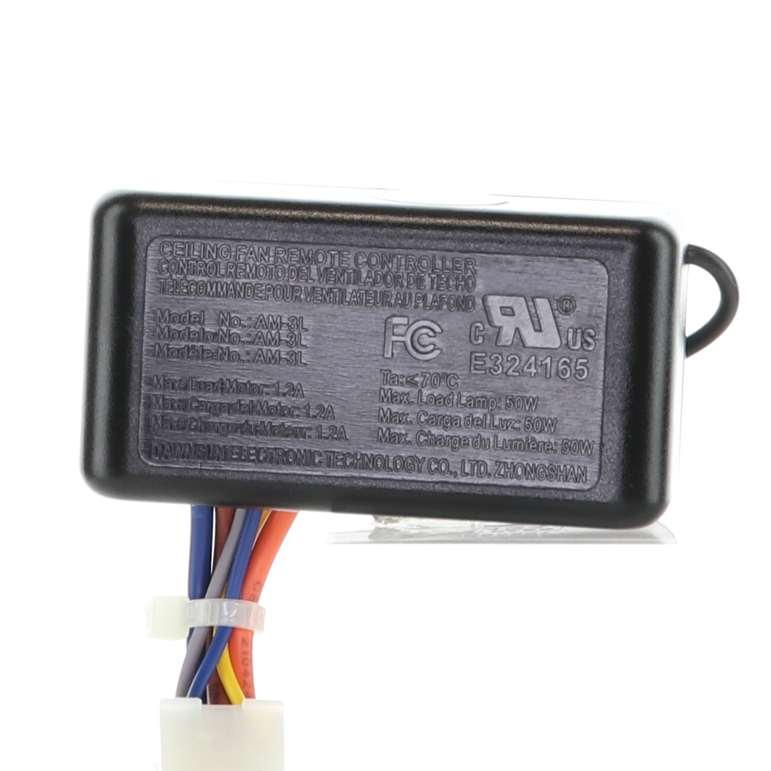 Harbor Breeze AM-3L Receiver for Boltz III, Mac III, Reverdy, Flanagan III and Crestwell Ceiling Fans - AM3L