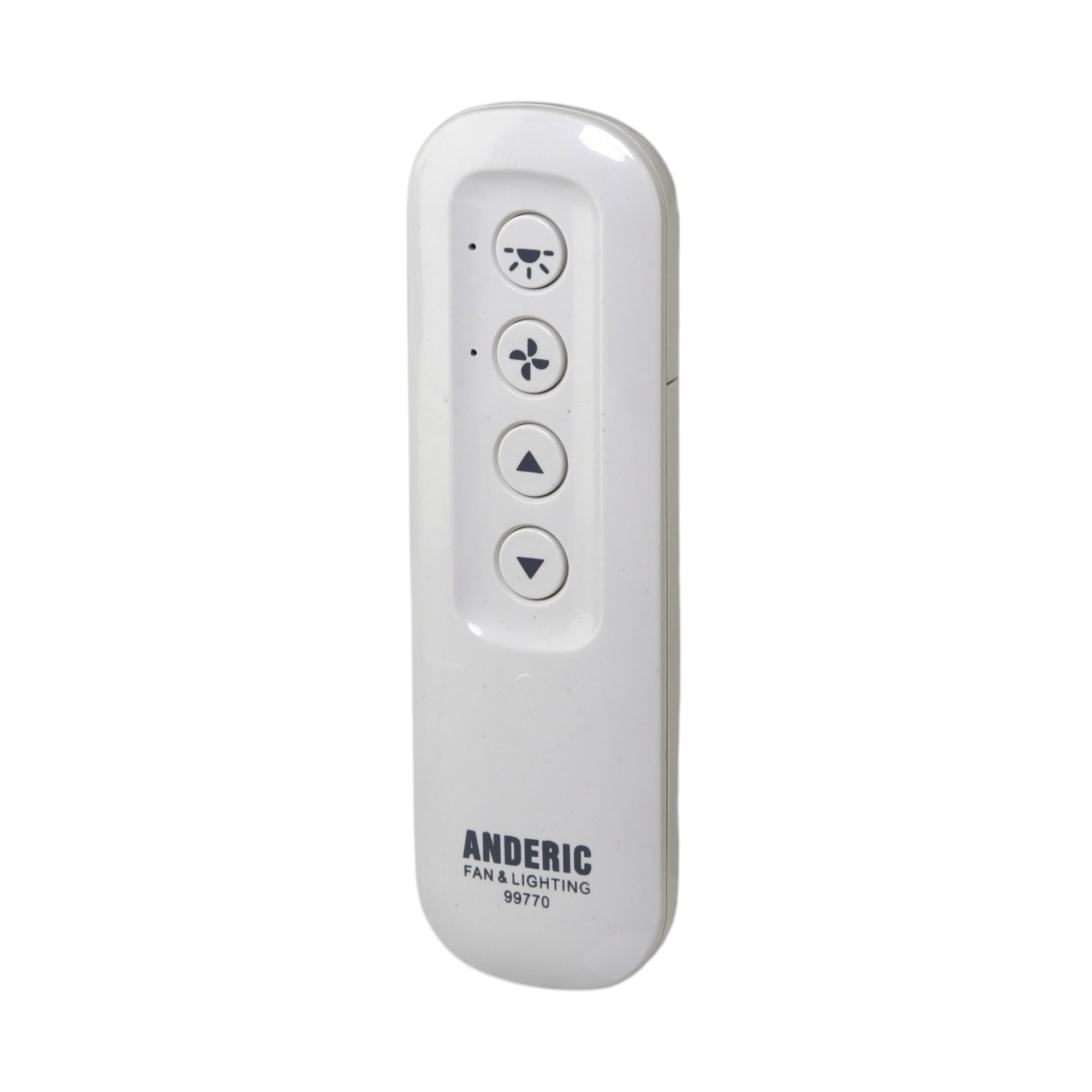 Anderic 99770 Ceiling Fan Remote Control for Hunter & Fanimation Fans | 434 MHz | Light Dimming - 99770