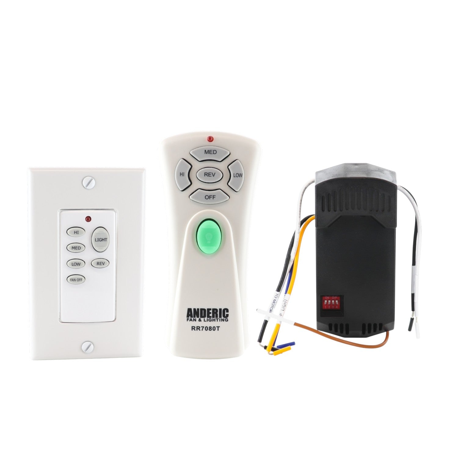 Télécommande filaire pour ventilateur de plafond Craftmade UC7224T4