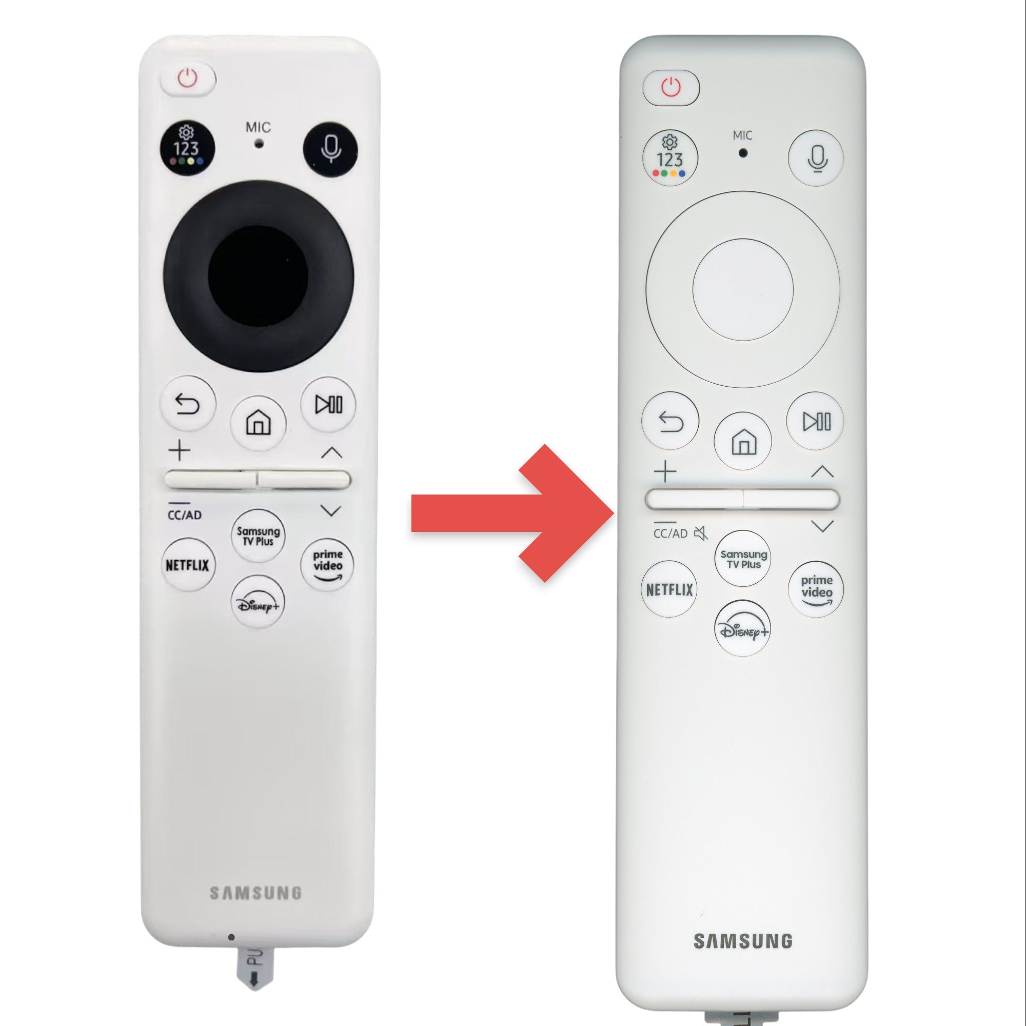 Control Remoto Solar para TV Samsung BN59-01439J ECO-SMART 2023 | Netflix | Samsung TV Plus | Prime Video | Disney+ - BN5901439J