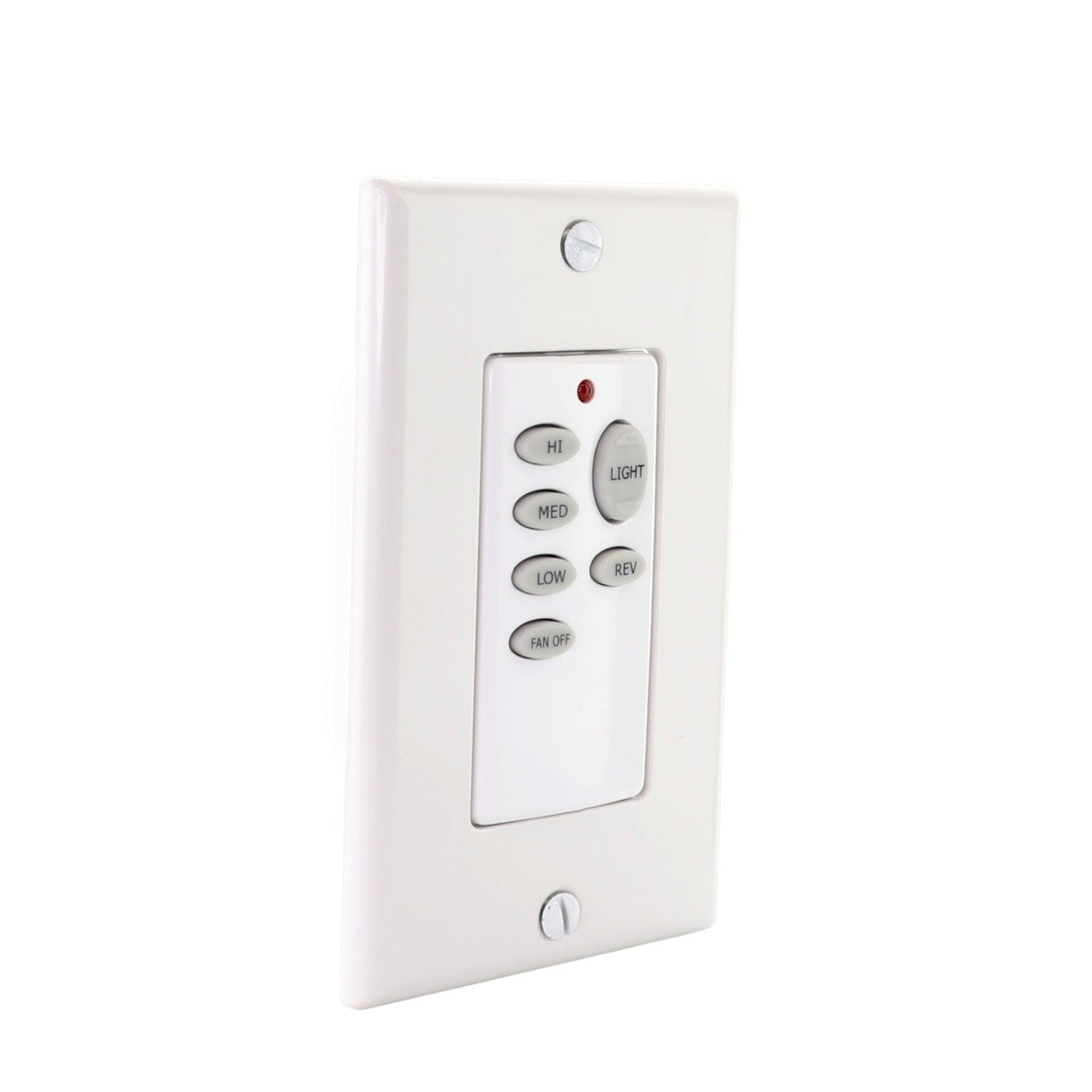 Control remoto inalámbrico para ventilador de techo Anderic CHQ9051T con interruptor de pared de 3 velocidades (arriba/abajo/atrás)