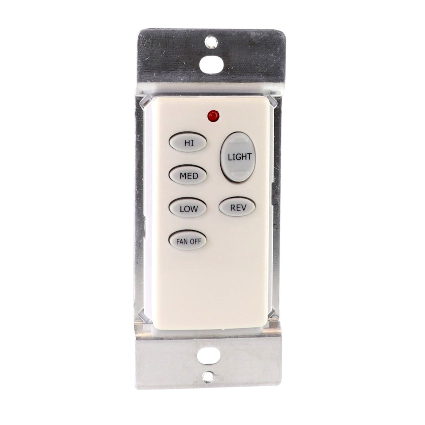 Control remoto inalámbrico para ventilador de techo Anderic CHQ9051T con interruptor de pared de 3 velocidades (arriba/abajo/atrás)