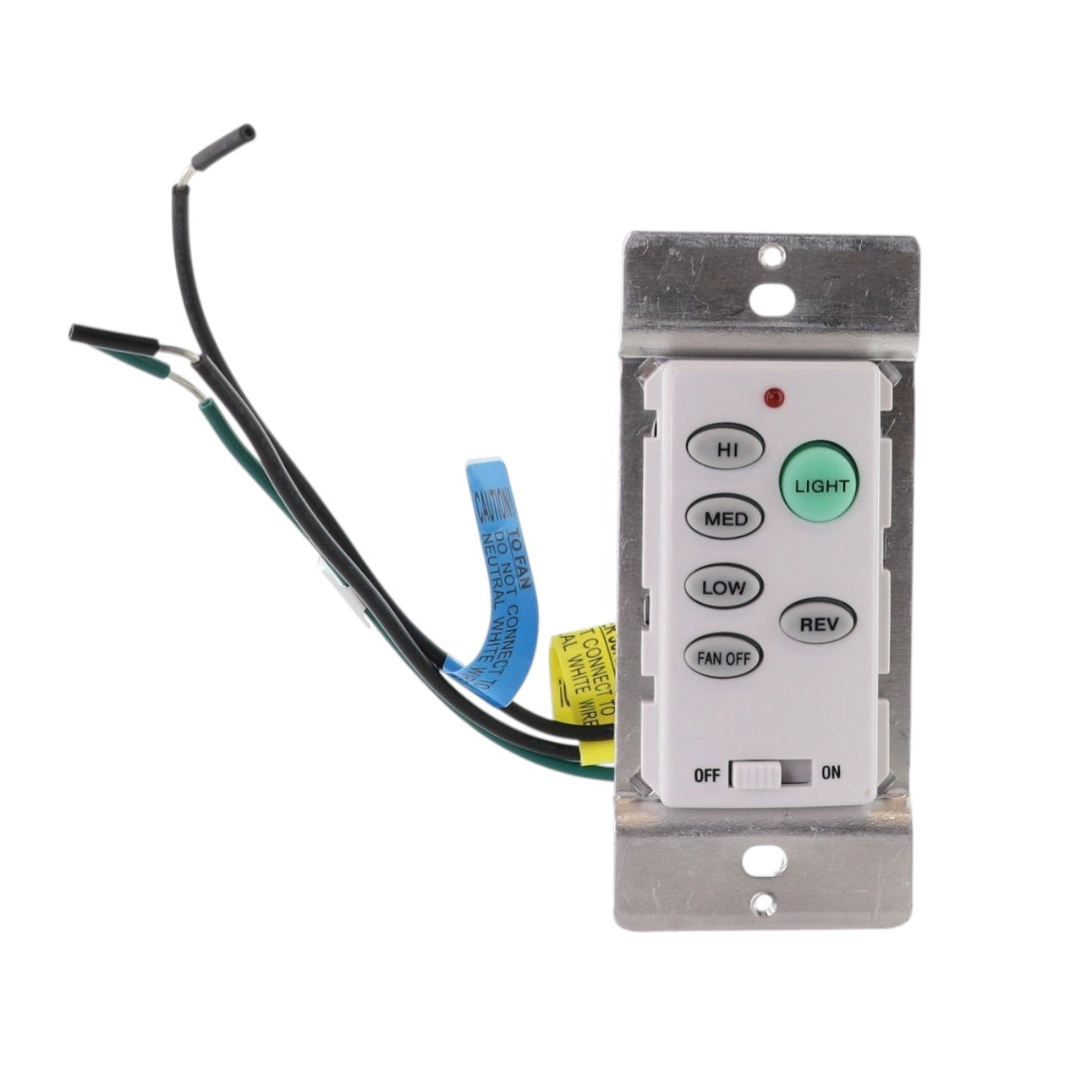 Control remoto para ventilador de techo Anderic UC9051T/CHQ9051T con interruptor de pared y cable de 3 velocidades