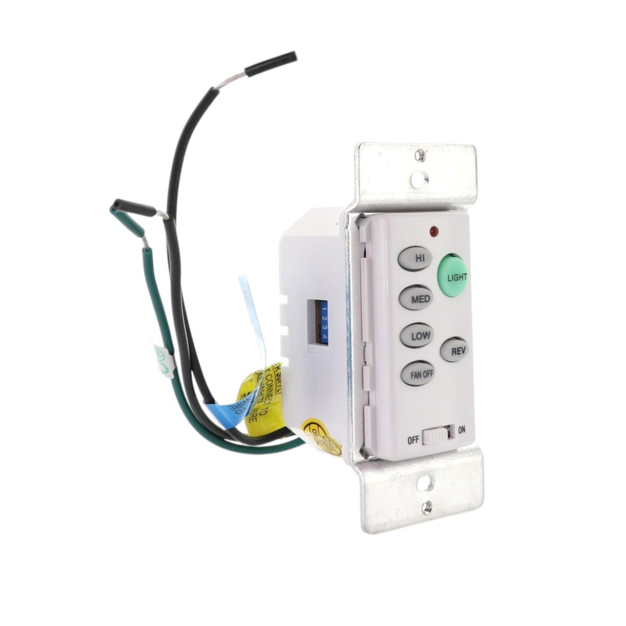 Control remoto para ventilador de techo Anderic UC9051T/CHQ9051T con interruptor de pared y cable de 3 velocidades