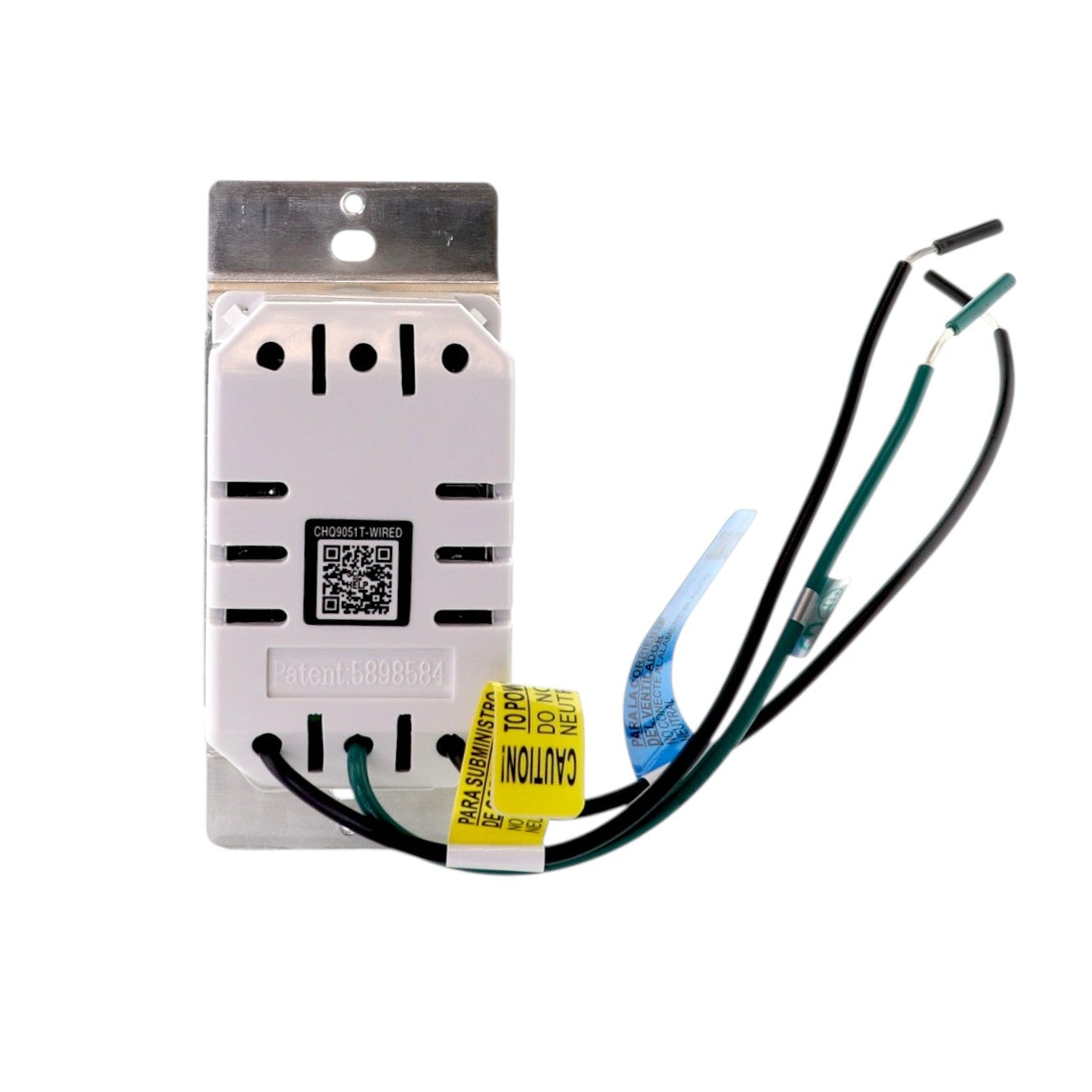 Control remoto para ventilador de techo Anderic UC9051T/CHQ9051T con interruptor de pared y cable de 3 velocidades