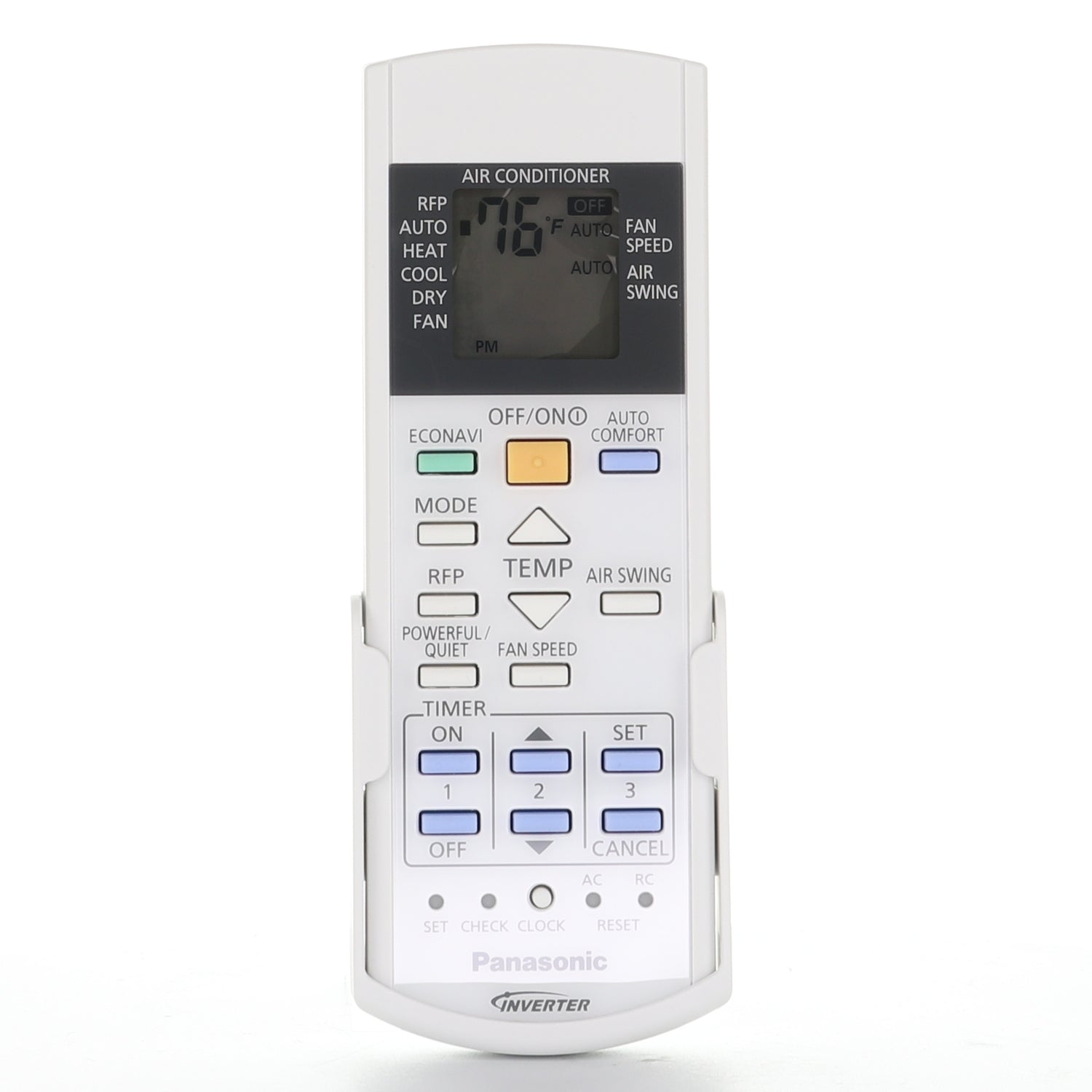 Panasonic CWA75C4444 Mini Split Air Conditioner Remote Control | LCD screen | Thermostatic | IR - CWA75C4444
