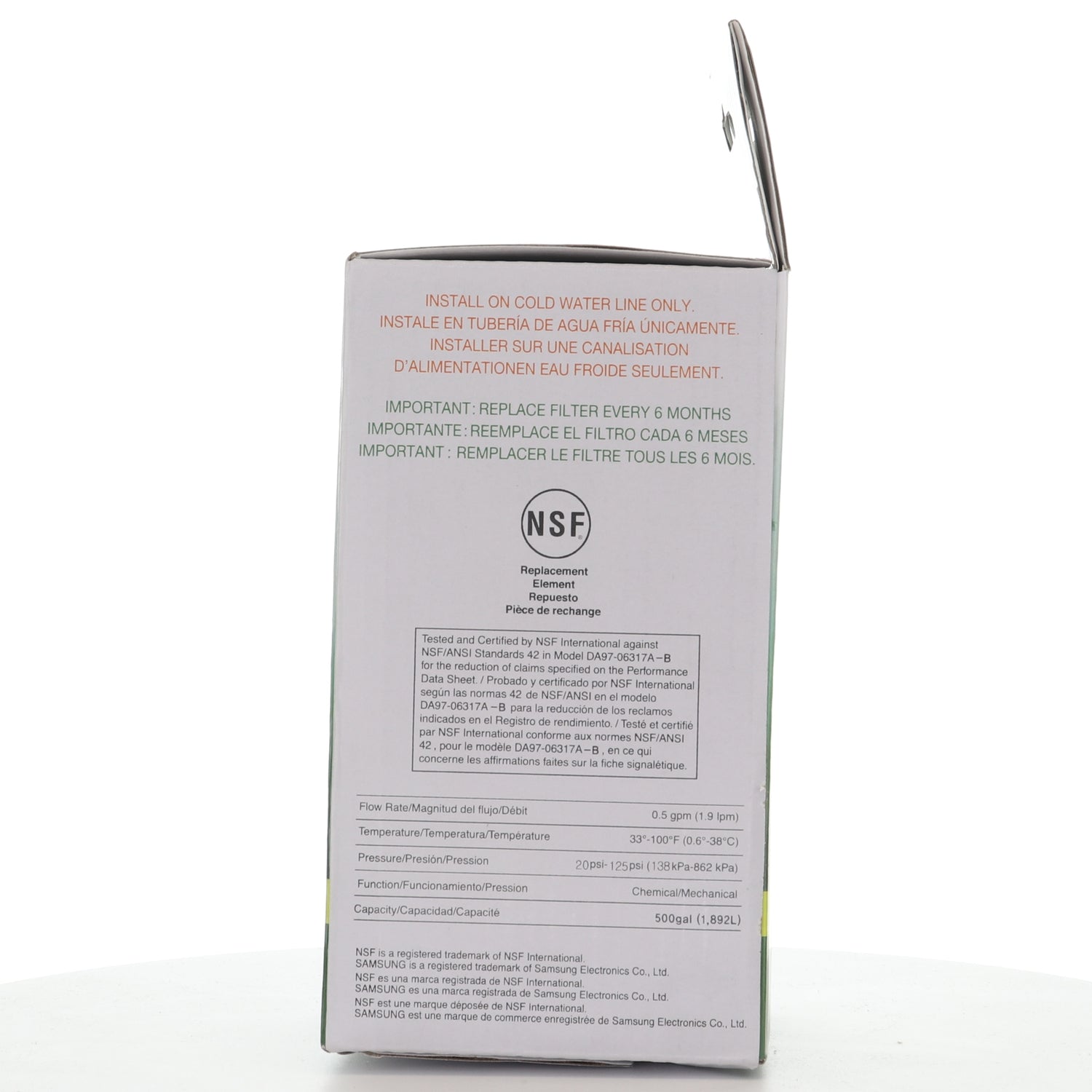 Samsung DA29-00003F HAFIN1/EXP Aqua-Pure Plus Replacement Refrigerator Water Filter - DA2900003F