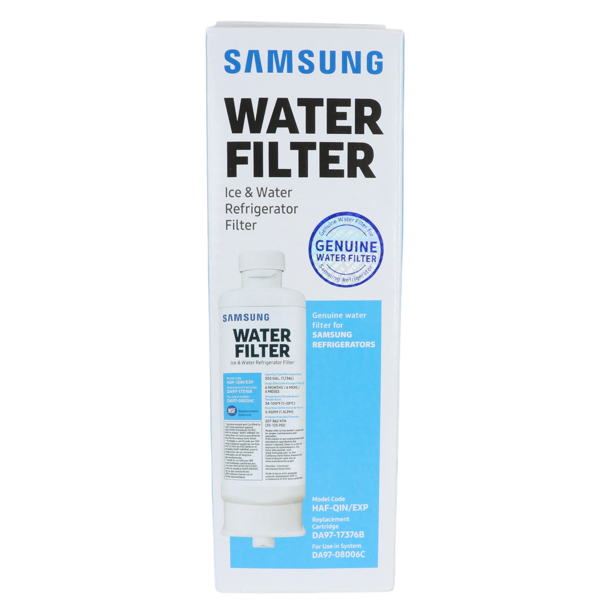 Filtro de agua para refrigerador Samsung DA97-17376B HAFQIN/EXP - DA9717376B