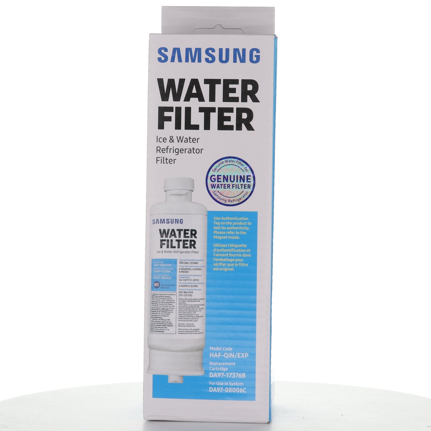 Samsung DA97-17376B HAFQIN/EXP Refrigerator Water Filter - - DA9717376B