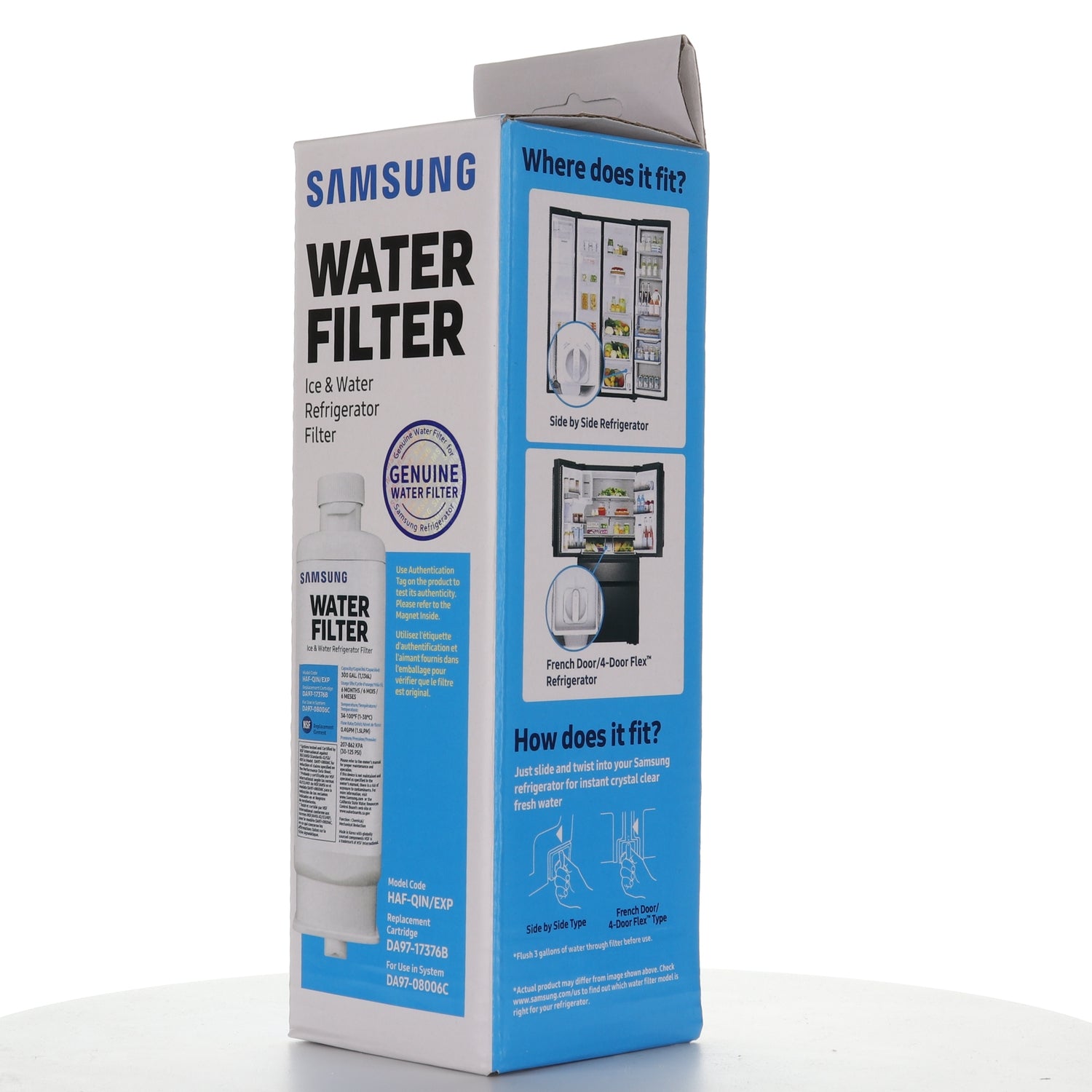Samsung DA97-17376B HAFQIN/EXP Refrigerator Water Filter - - DA9717376B