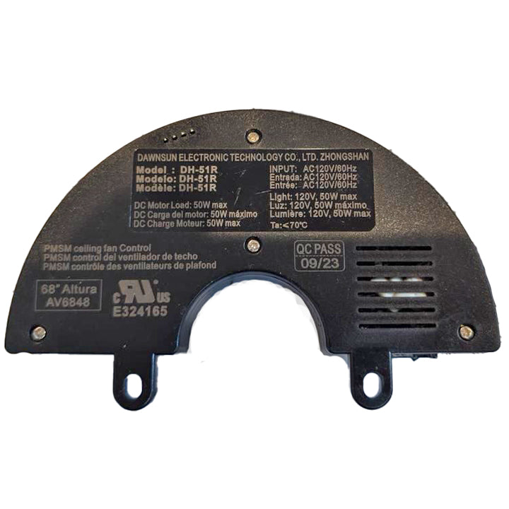 Home Decorators Collection DH-51R DC Ceiling Fan Receiver | 68 Inch Altura | 68-ATRDC | Dawnsun | 6 Speed - DH-51R