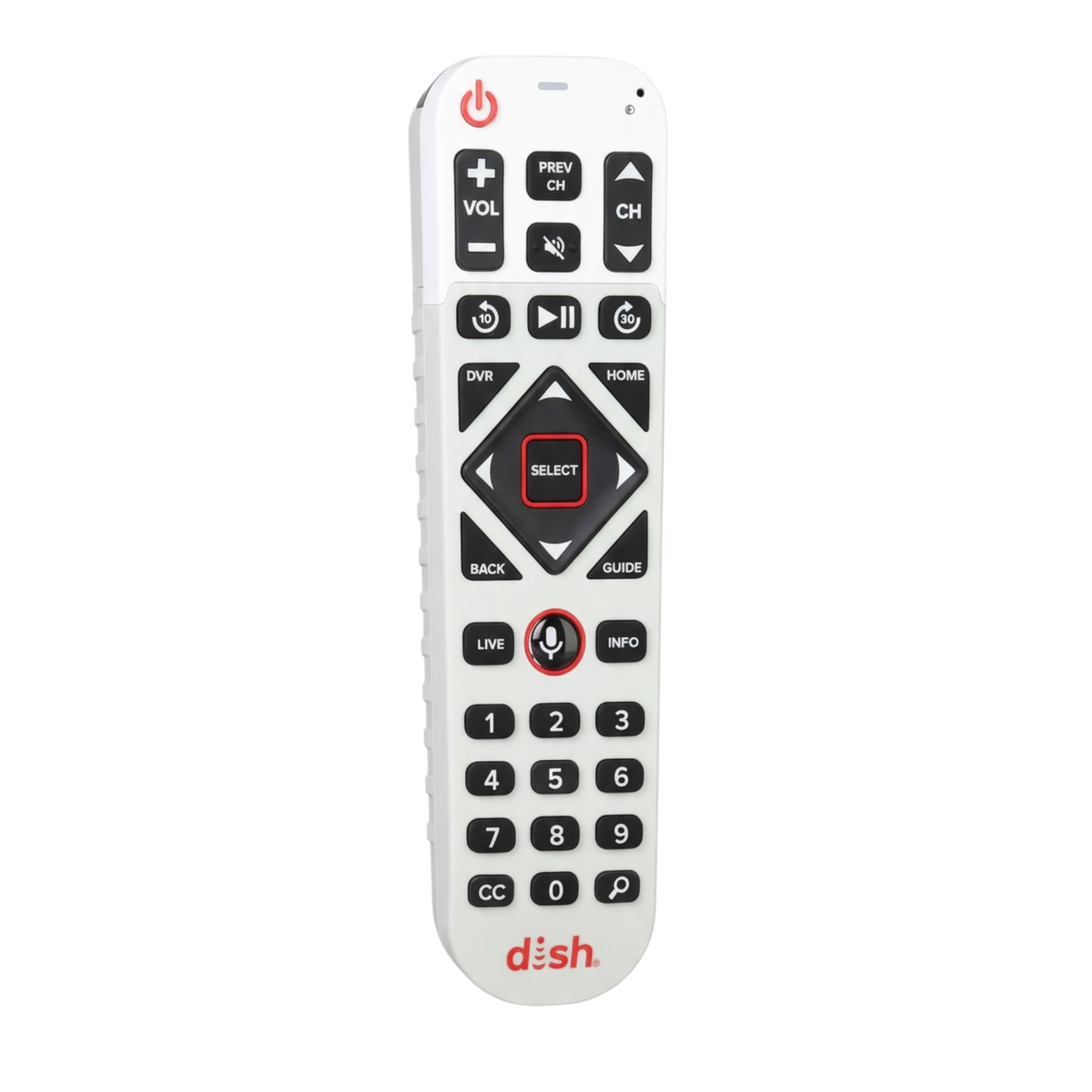 Mando a distancia para decodificador satélite DISH 60.0 / RF4CE con voz - 60.0-VOICE