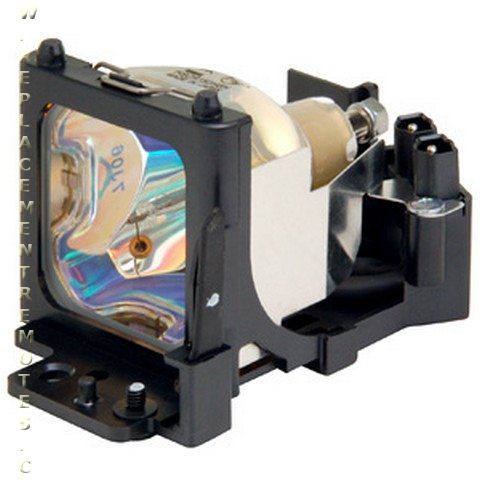 The Generic DT00401 for HITACHI Projector Lamp Assembly includes a Philips Bulb housed in a reflective shell and encased in a sleek black casing.