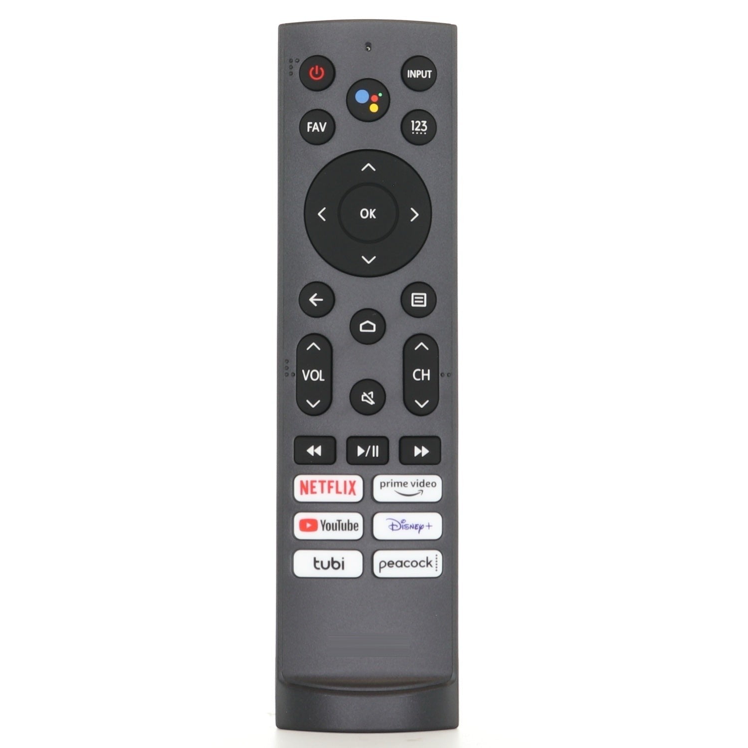 Mando a distancia Hisense ERF2K60H / ERF2A60 | AndroidTV | Voz | 2020 | Netflix | Prime Video | Youtube | Google Play - 266510