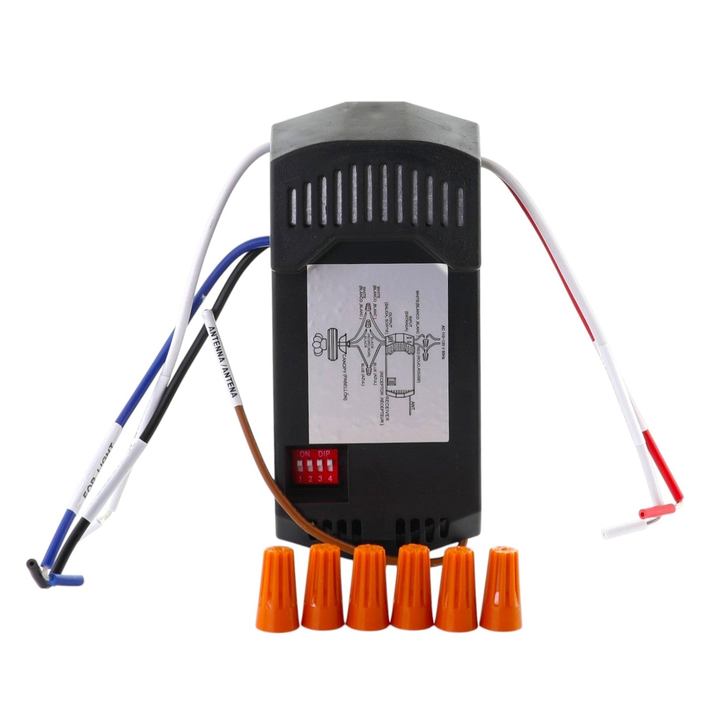 Anderic FAN28R with Thermostatic Ceiling Fan Remote control receiver for Hampton Bay - FAN28R-T