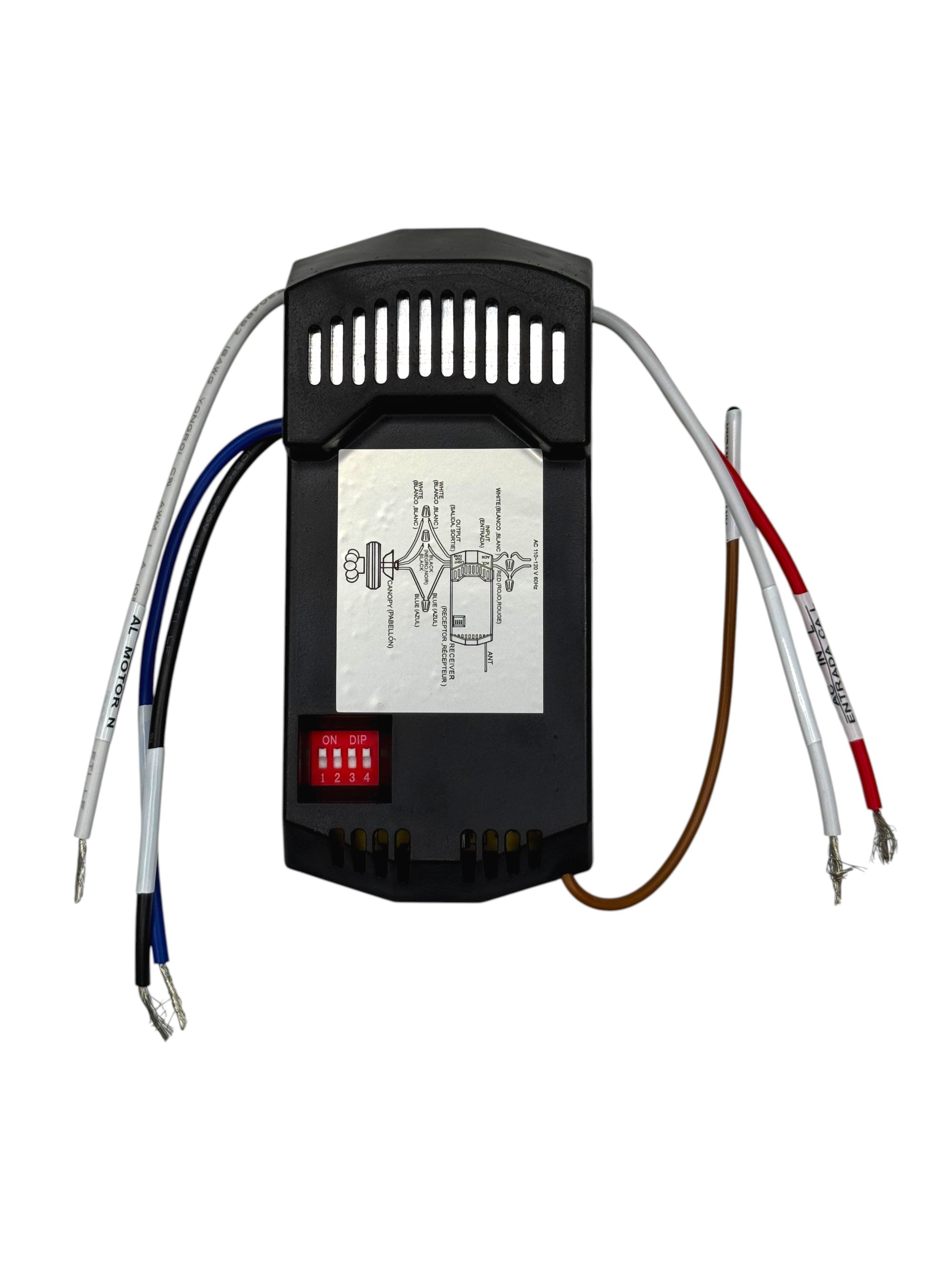 Anderic UC7067FCRX / FAN28R-T Thermostatic 3-Speed Ceiling Fan Receiver for Hampton Bay and Others