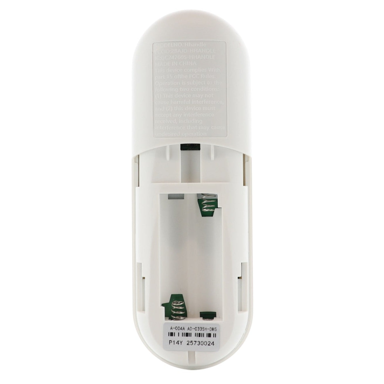 Harbor Breeze HHANDLE Ceiling Fan Remote Control | FCC ID: 2BAJD-HHANDLE | 433.92 MHz – HHANDLE