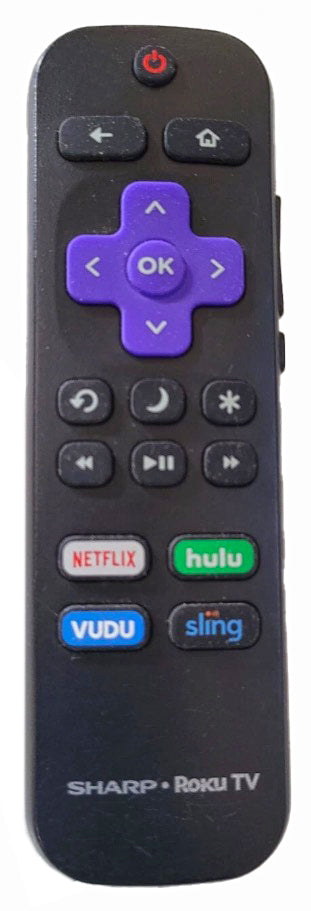 SHARP HS-RCRUS-20 Roku TV Remote Control - HSRCRUS20