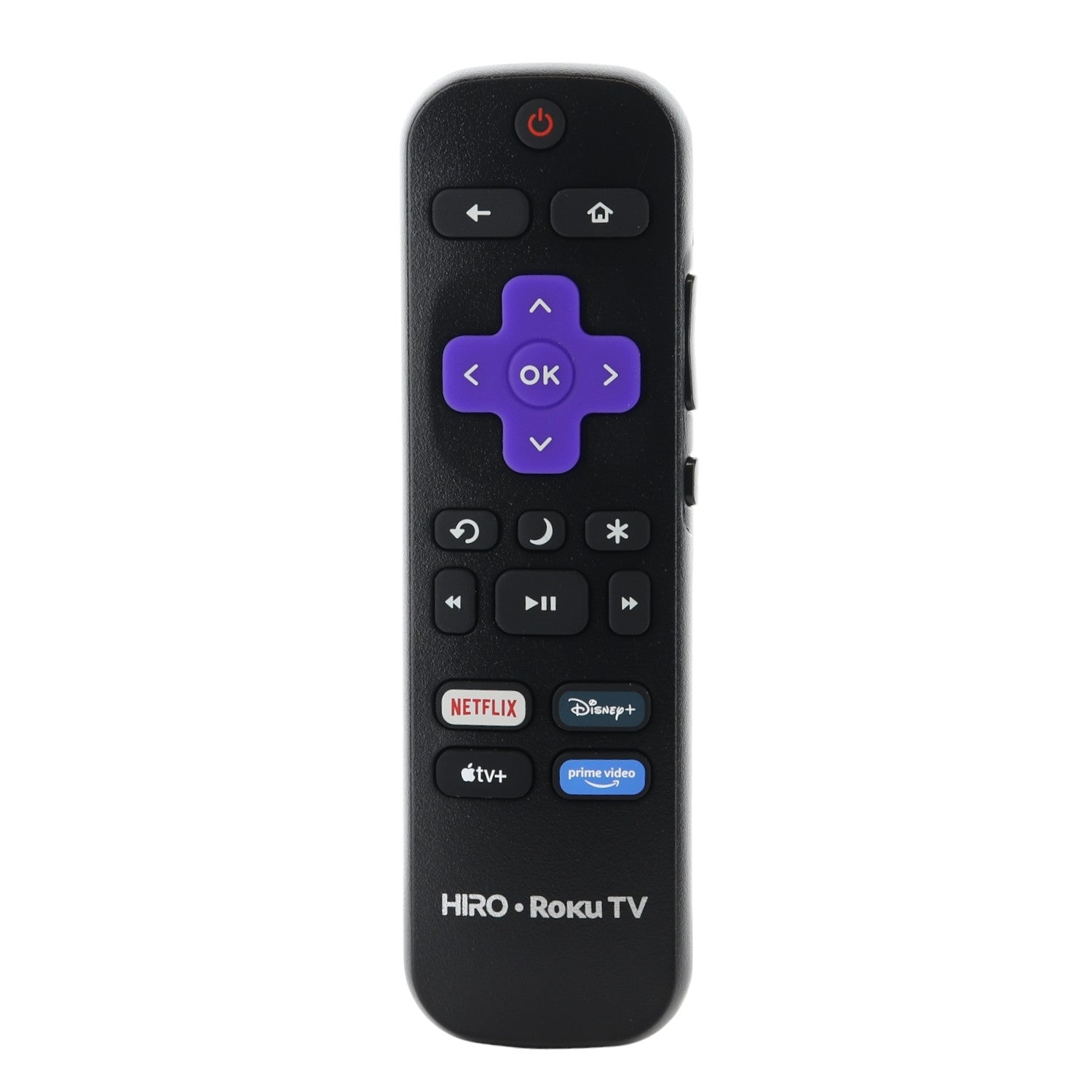 HIRO RC-ALIR Roku Streaming TV Remote Control | IR | Netflix | Disney+ | Apple TV+ | Prime Video - 3026000289
