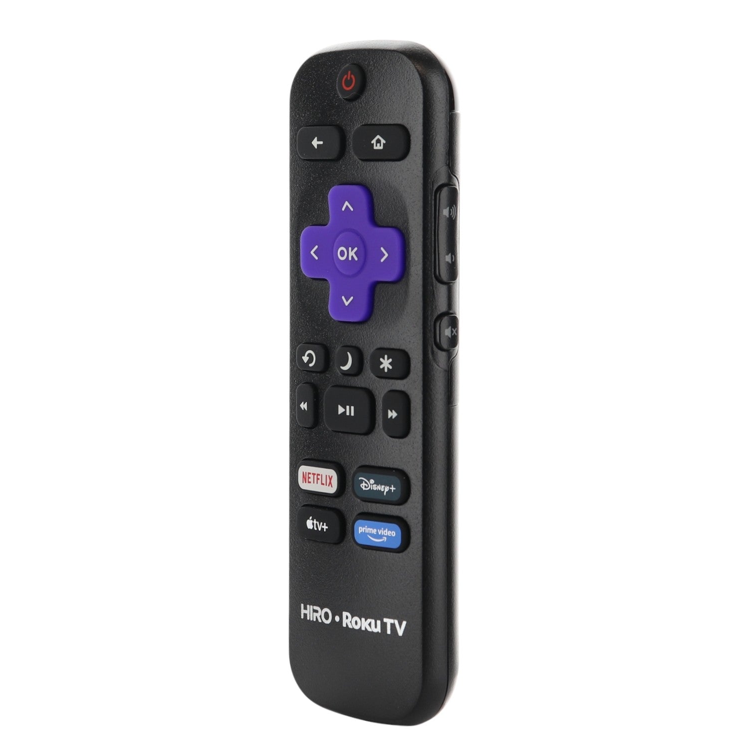 HIRO RC-ALIR Roku Streaming TV Remote Control | IR | Netflix | Disney+ | Apple TV+ | Prime Video - 3026000289