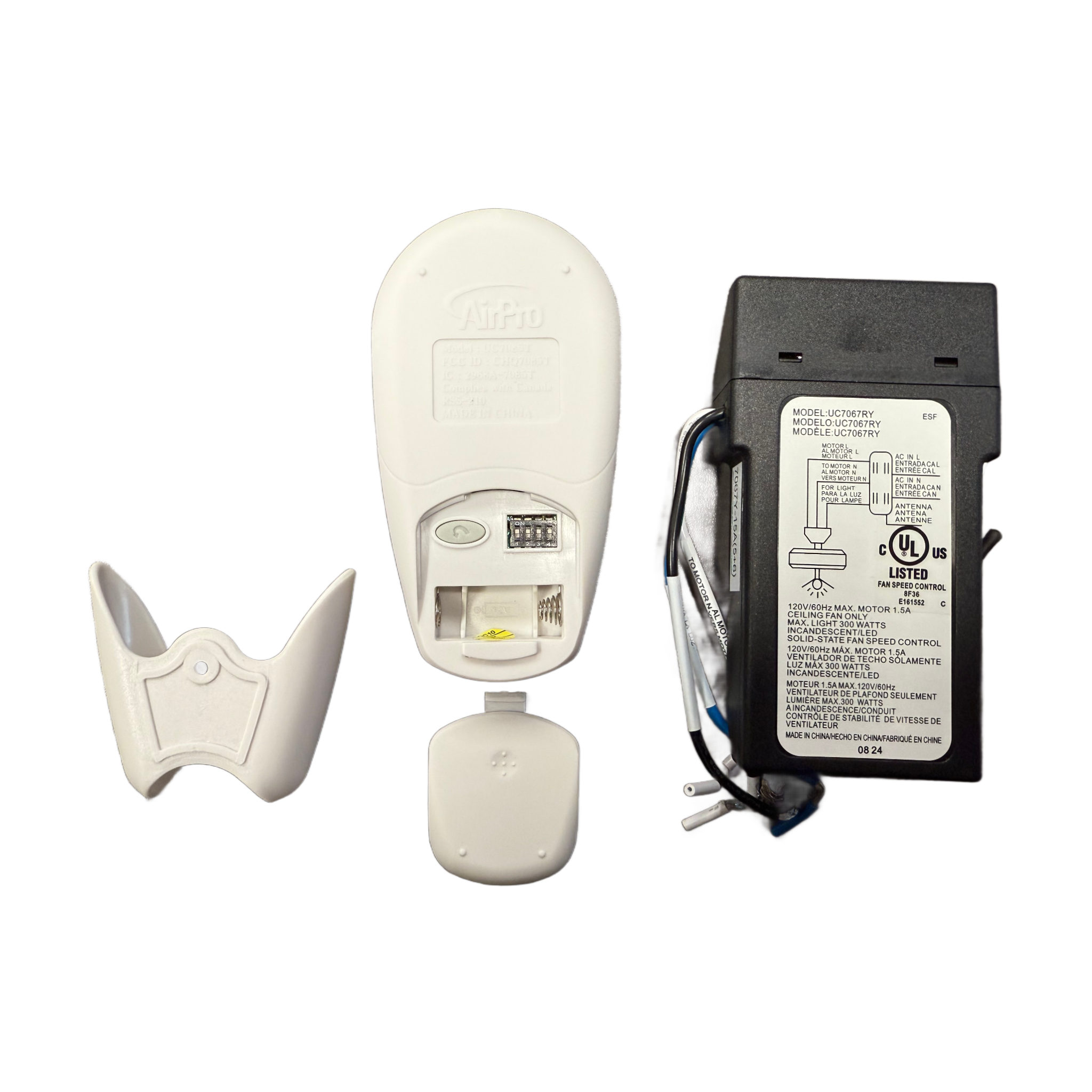 Progress Lighting 3-Speed Remote Control Kit - P2662-01