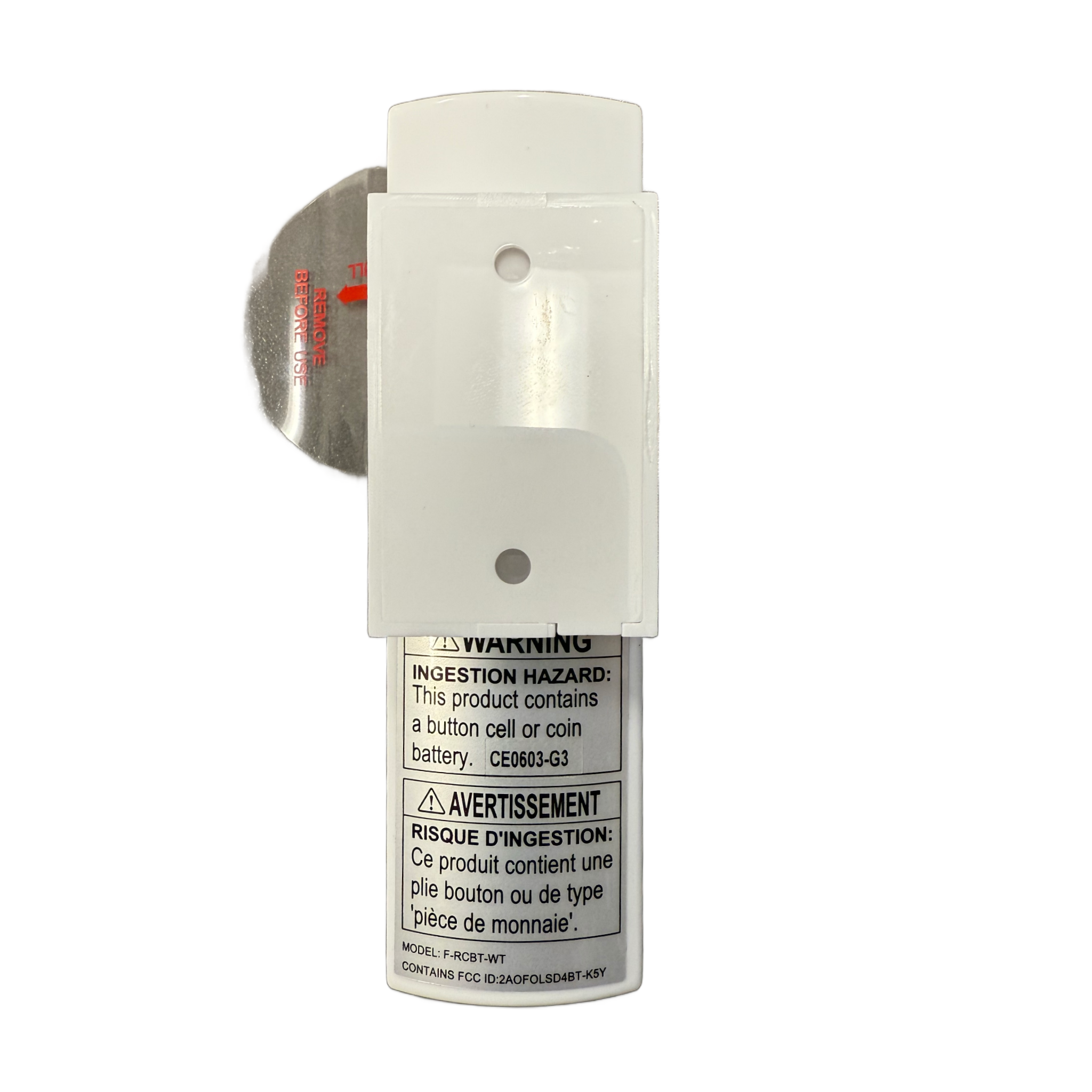 Modern Forms 6-Speed Ceiling Fan Wireless Bluetooth Remote Control with Wall Cradle for Modern Forms Bluetooth Enabled Fans - F-RCBT-WT