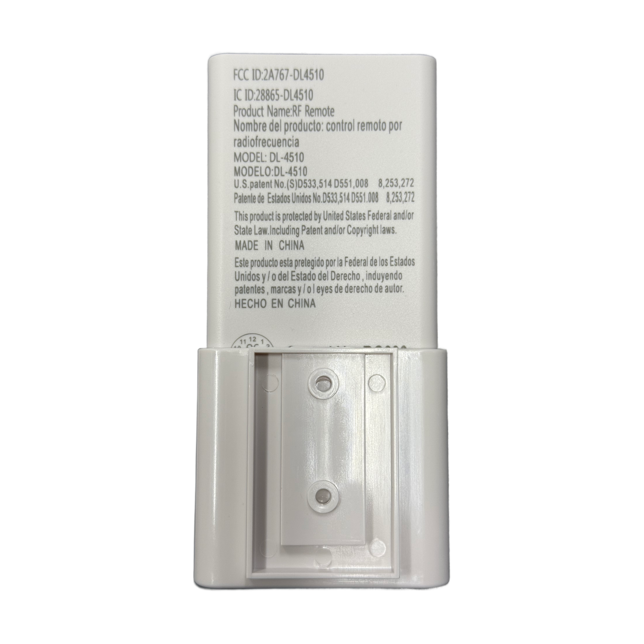 Minka-Aire AireControl 6-Speed 32 Bit Dimmer Handheld Ceiling Fan Remote Control - White - RC600, DL-4510, 2A767-DL4510