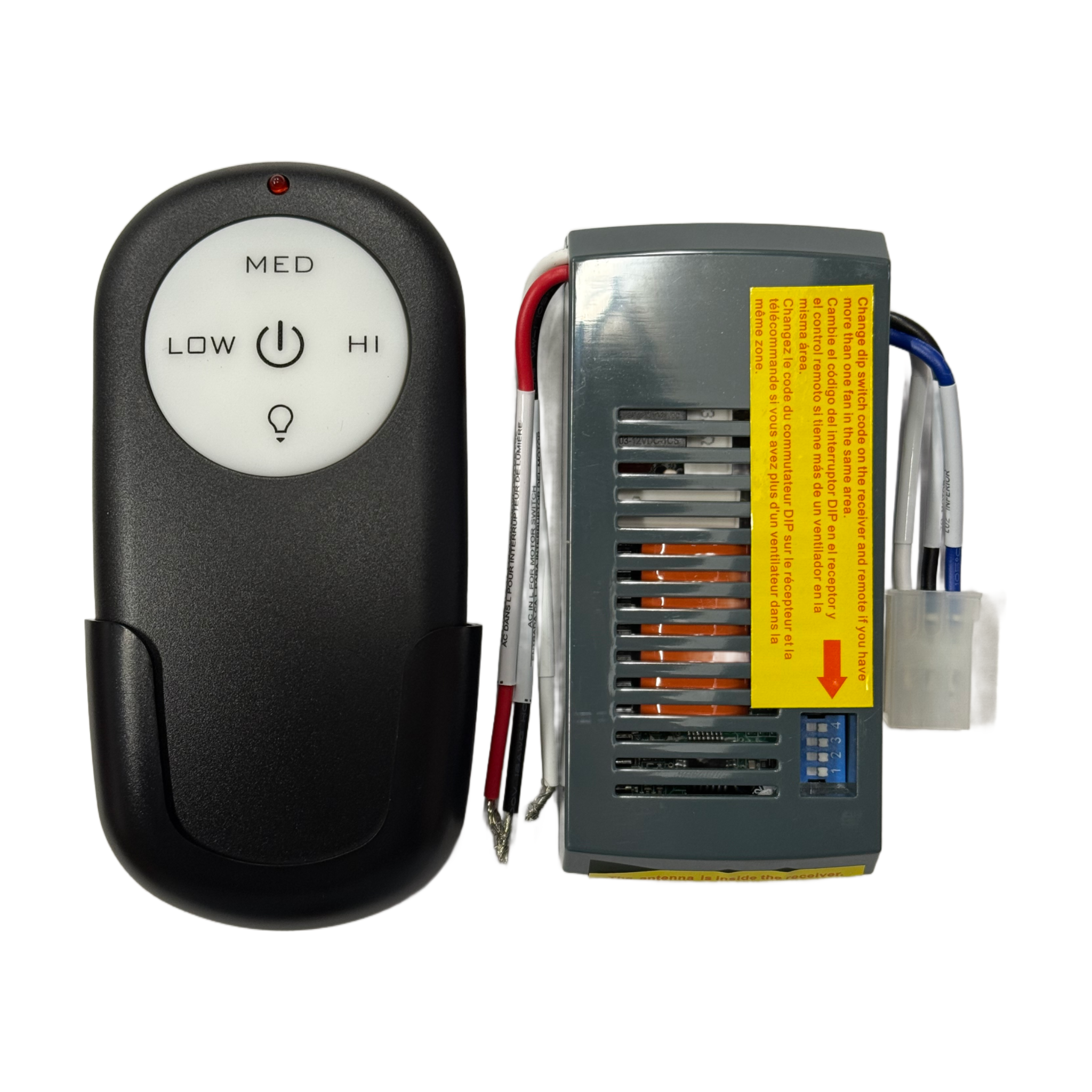 Home Decorators Collection Merwry 52 Inch Ceiling Fan Replacement Remote Control and Receiver Kit - MerwryRR