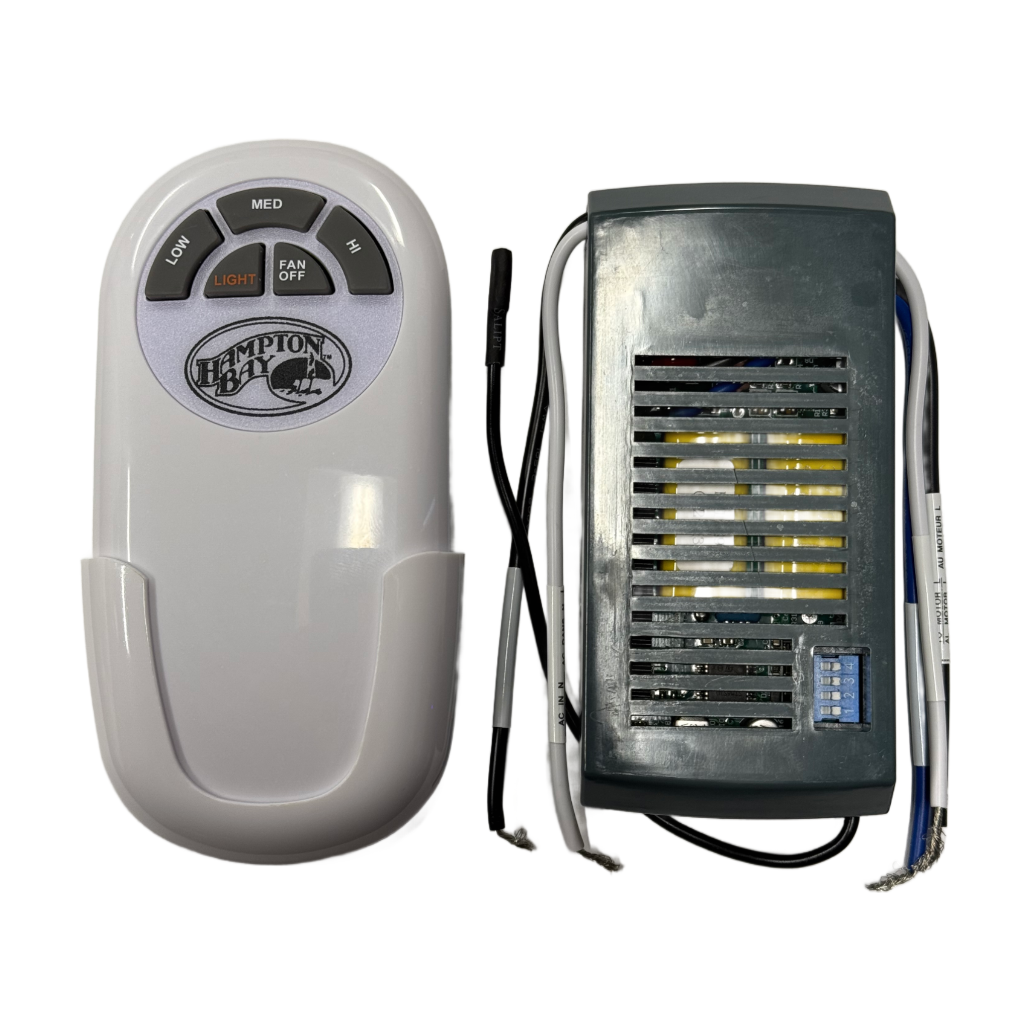 Hampton Bay Cobram 48 inch Ceiling Fan Replacement Remote Control and Receiver Kit - CobramRR