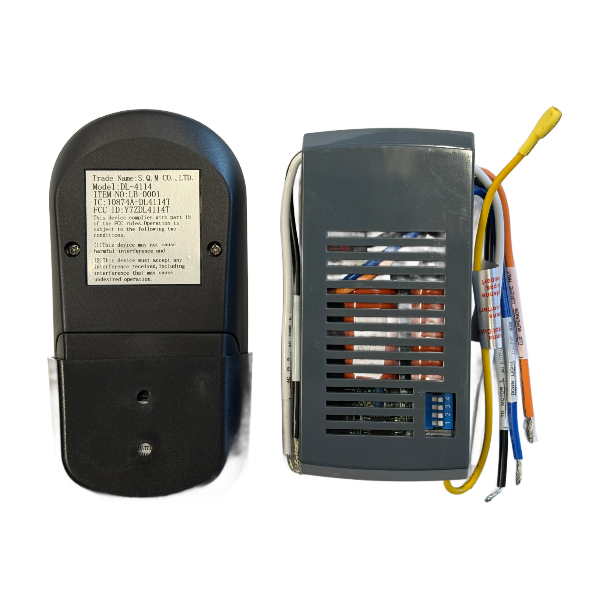 Home Decorators Collection Federigo 48 inch Ceiling Fan Replacement Remote Control and Receiver Kit - 13431103400900